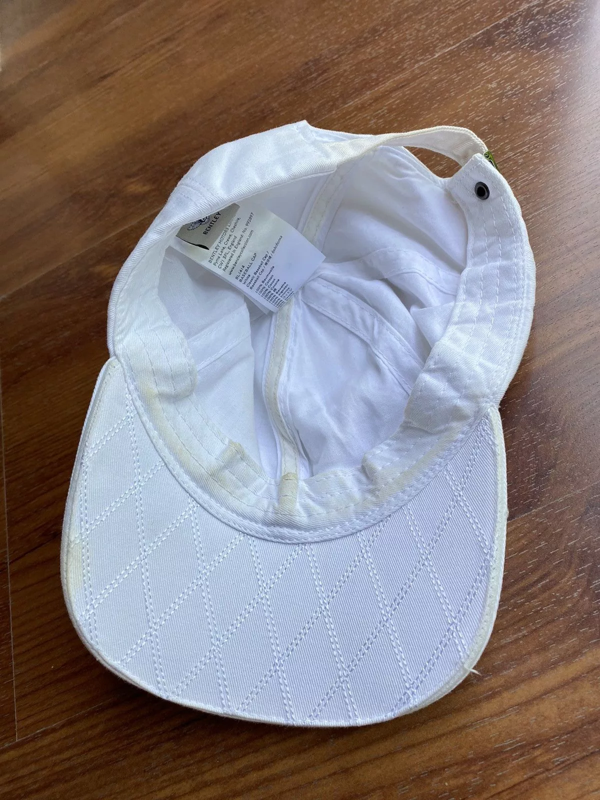 Bentley Hats Bentley white cap