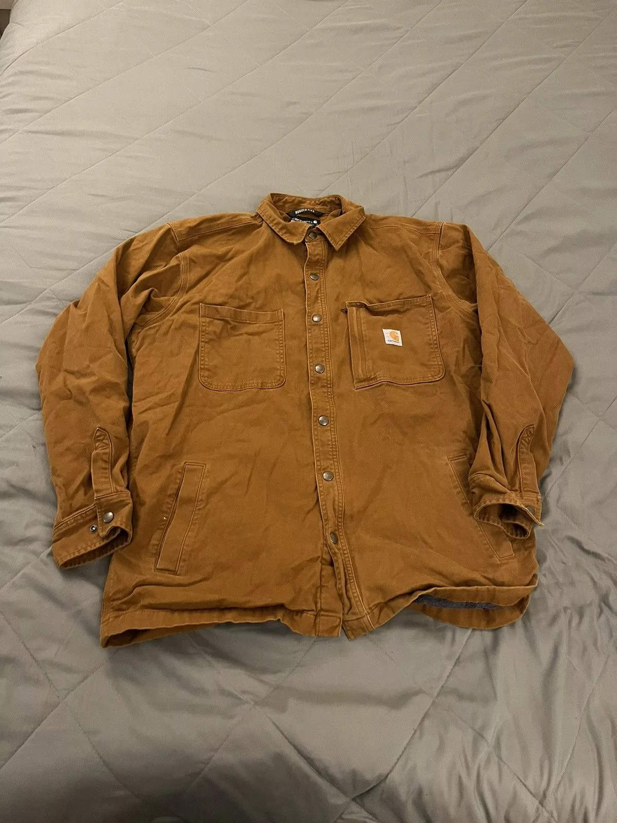 Carhartt Light Jackets Carhartt relaxed fit work jacket Brown Streetwear