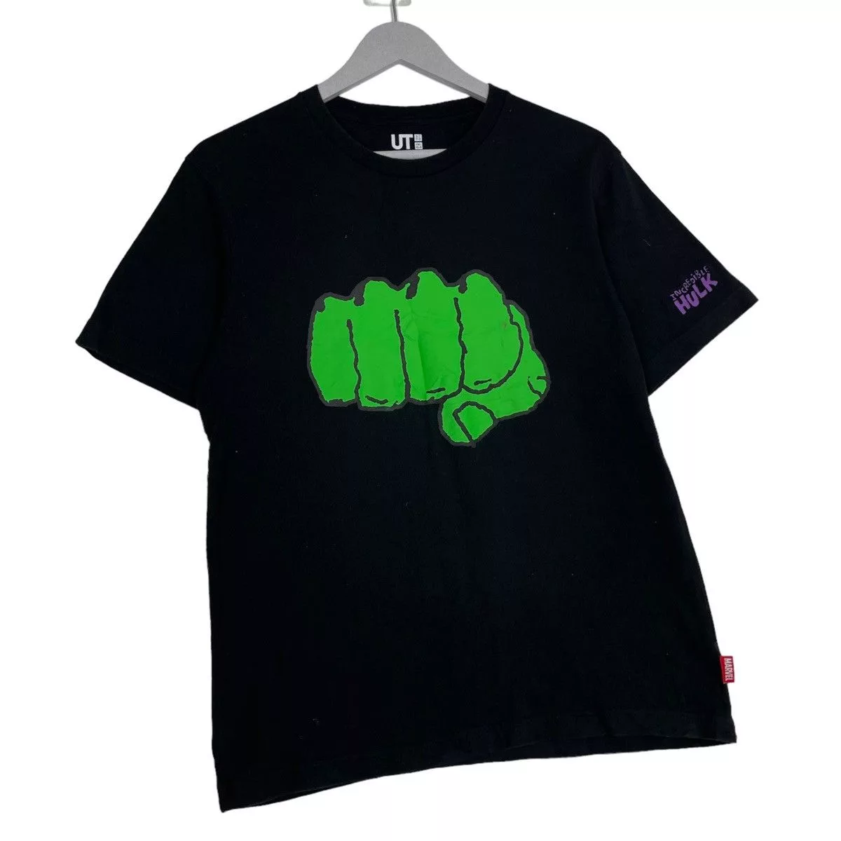 DC Comics Short Sleeve T Shirts DC Comics 💥INCREDIBLE HULK MARVEL CREWNECK TSHIRT Black Vintage