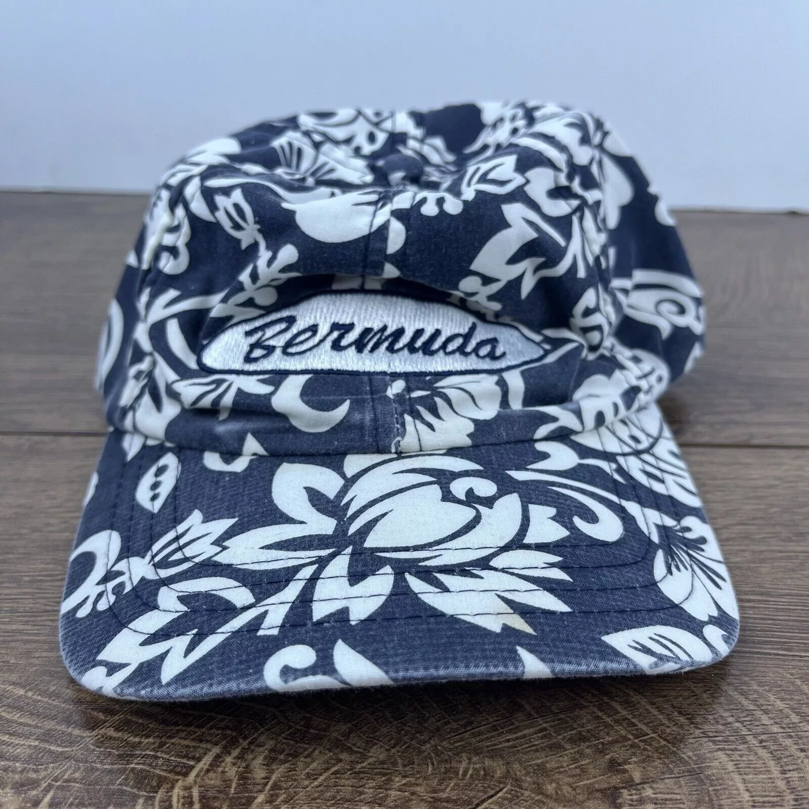 Other Hats Other Bermuda Hat Bermuda Blue Gray Hat Gray Adjustable Hat Gray A