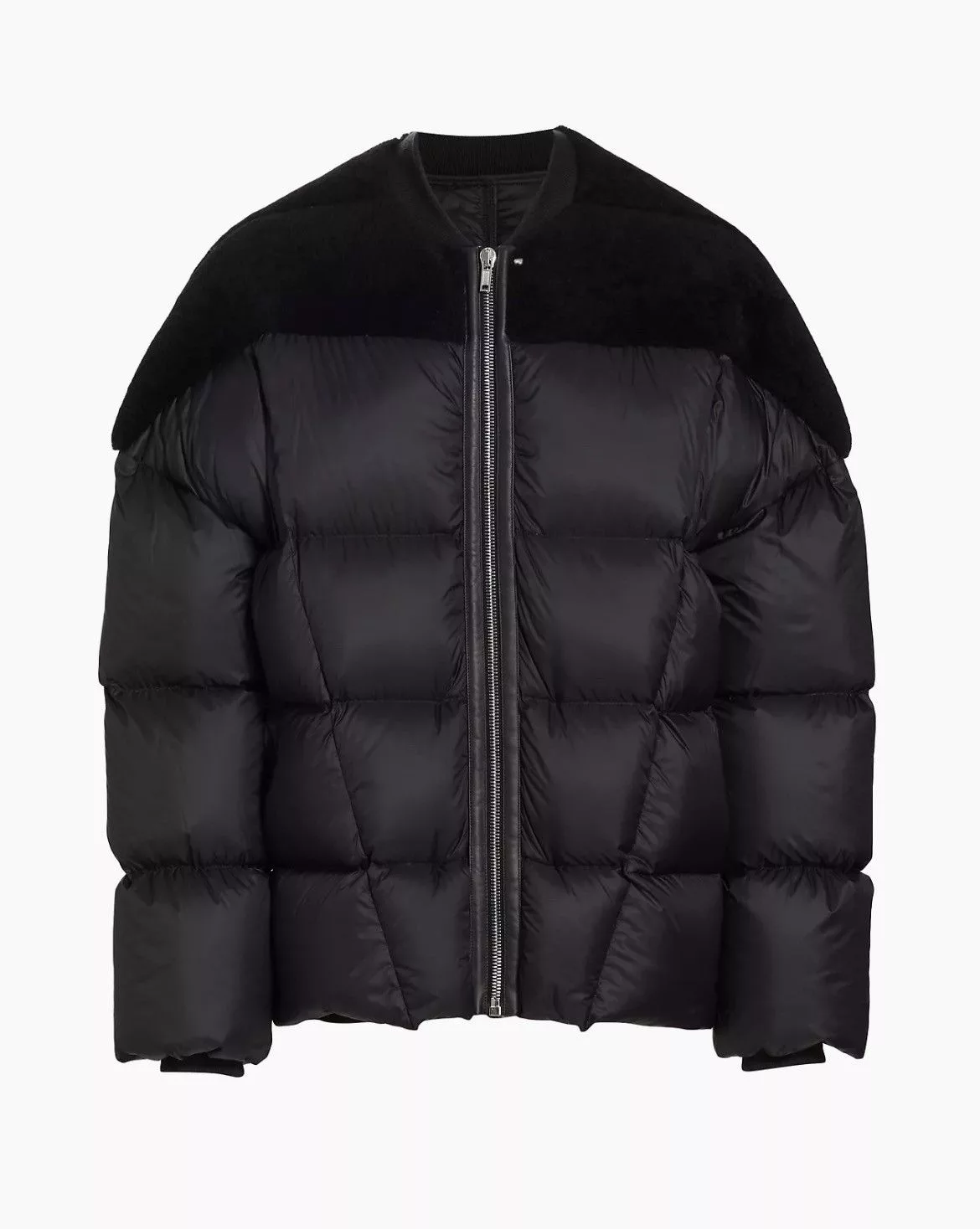 Rick Owens Light Jackets Rick Owens Luxor Flight Padded Down Jacket Black