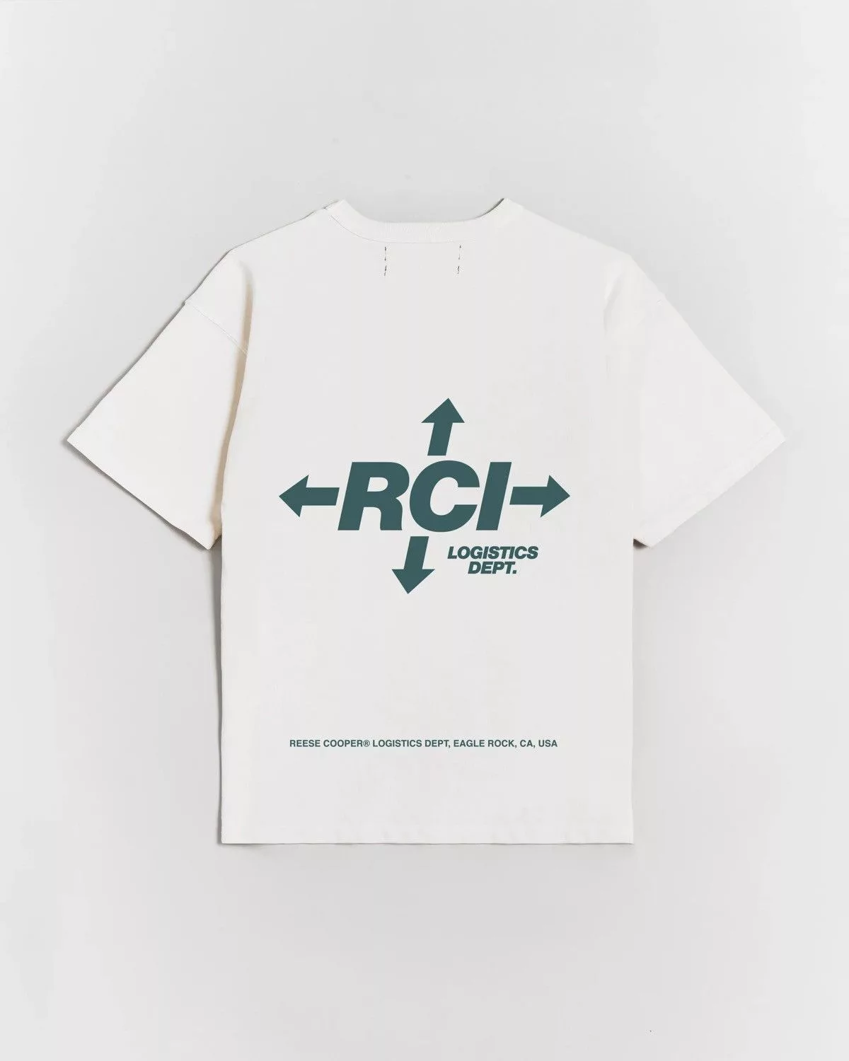 Reese Cooper Short Sleeve T Shirts Reese Cooper RCI Logistics Dept T-Shirt White