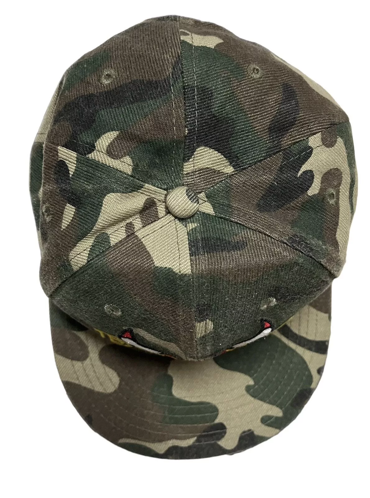 NBA Hats NBA Bulls Embroidered Logo Snapback Camo Multi