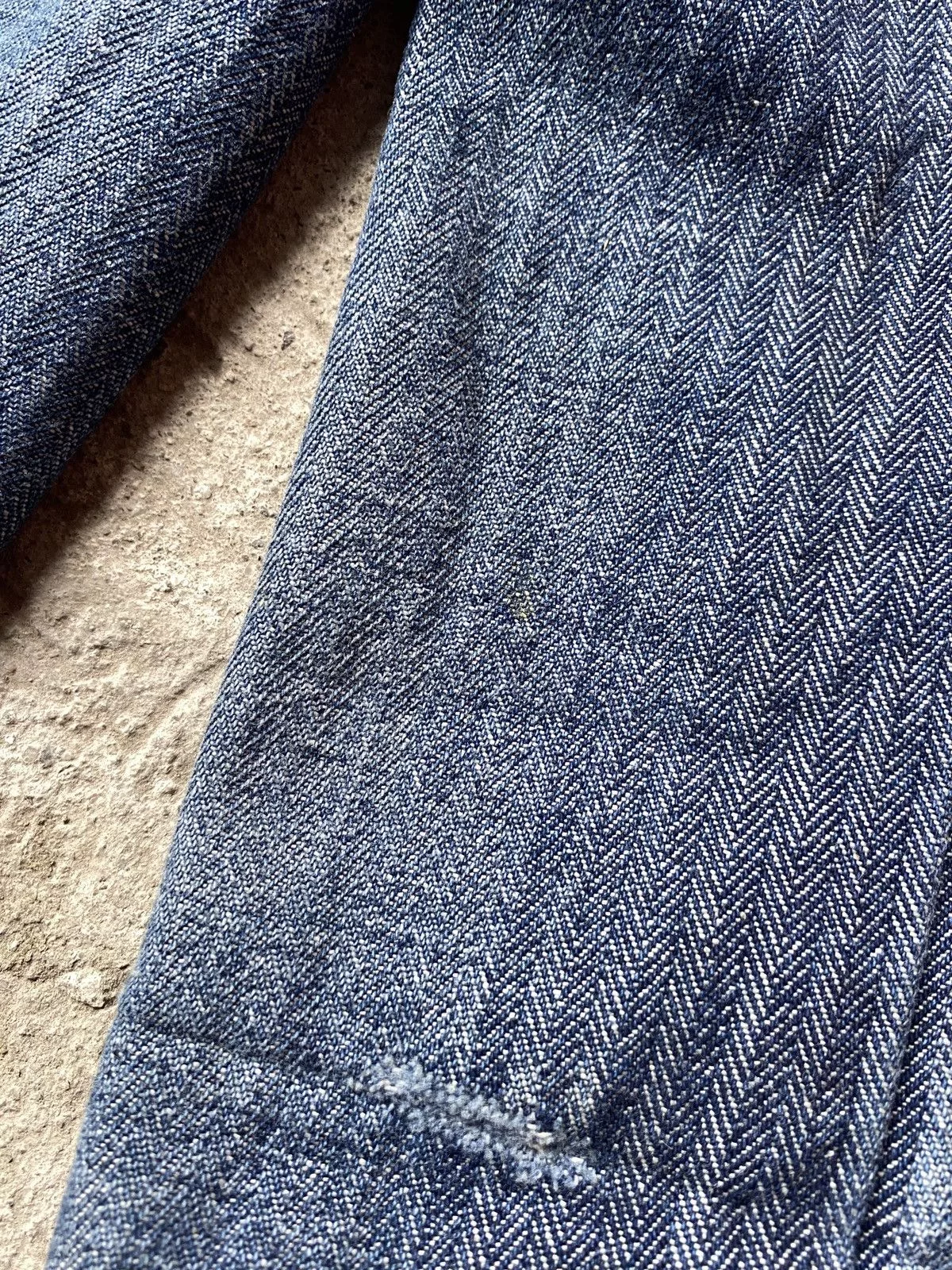 Evisu Jeans Evisu Seagull Big Logo Carpenter Pants Blue