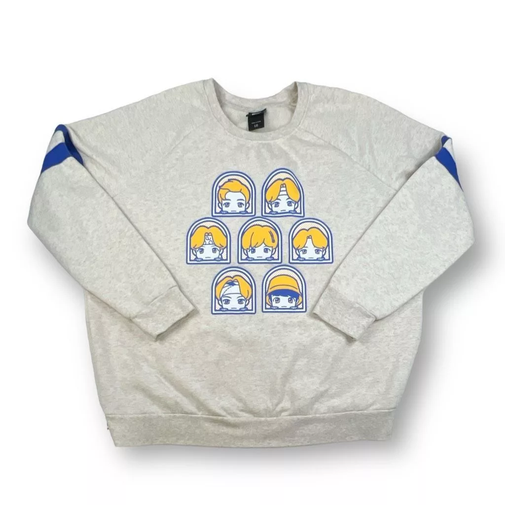 Other Sweatshirts Other Tiny Tan Wappen Badge Girls Oversized Crewneck Sweatshirt Si Gray