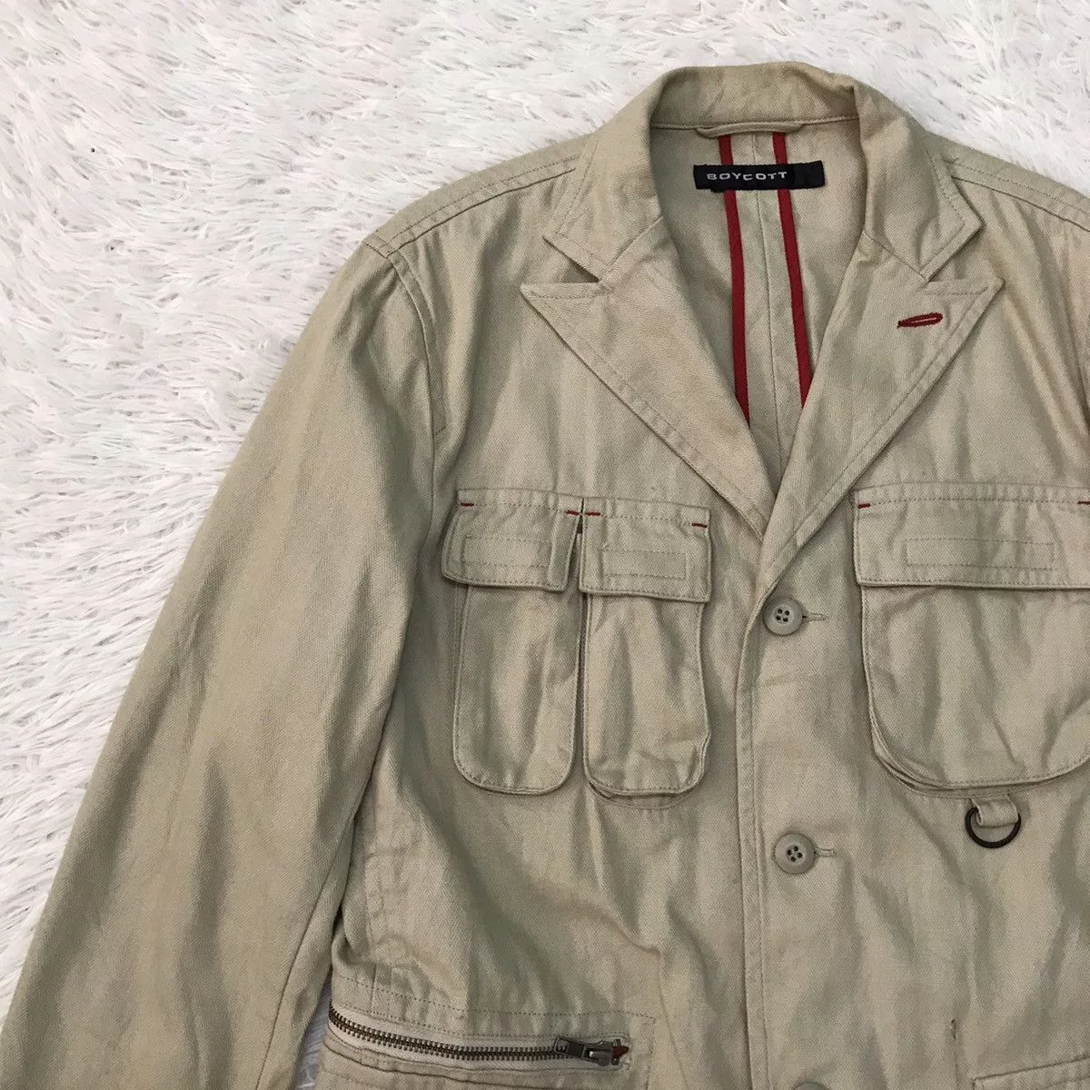 Boycott Light Jackets Nice Multipockets Tactical Boycott Jacket Made in Japan