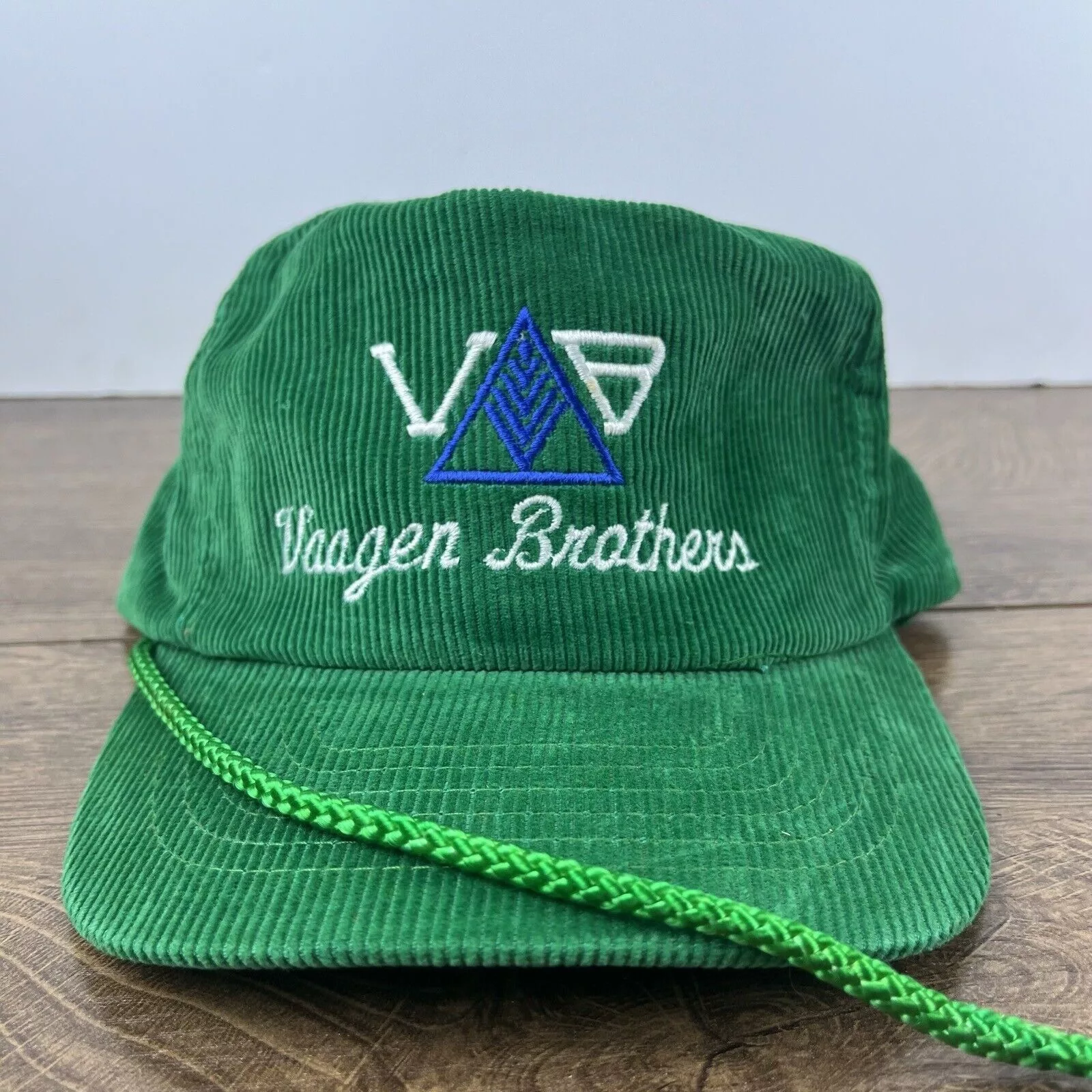 Other Hats Vaagen Brothers Hat VB Adjustable Hat Green Hat Adjustable G