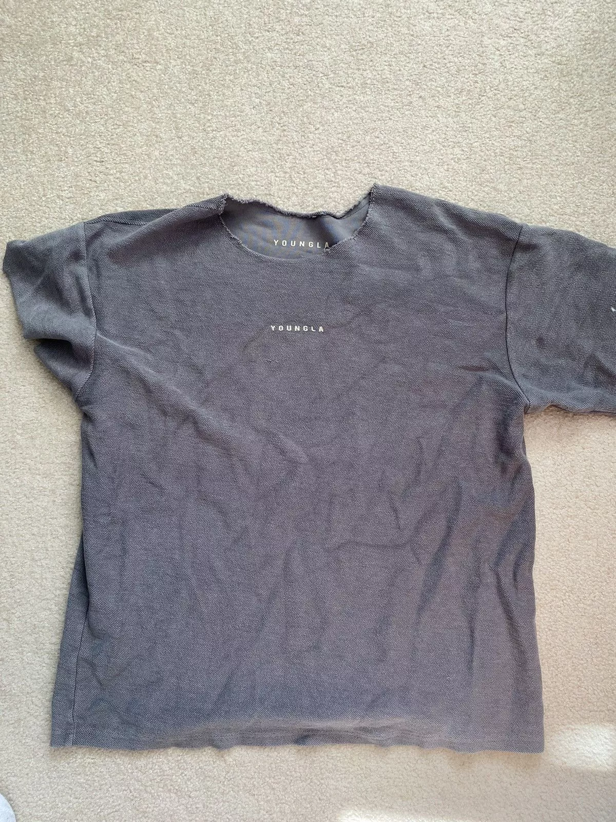 Other Short Sleeve T Shirts Other Young La Oversized Tee Gray
