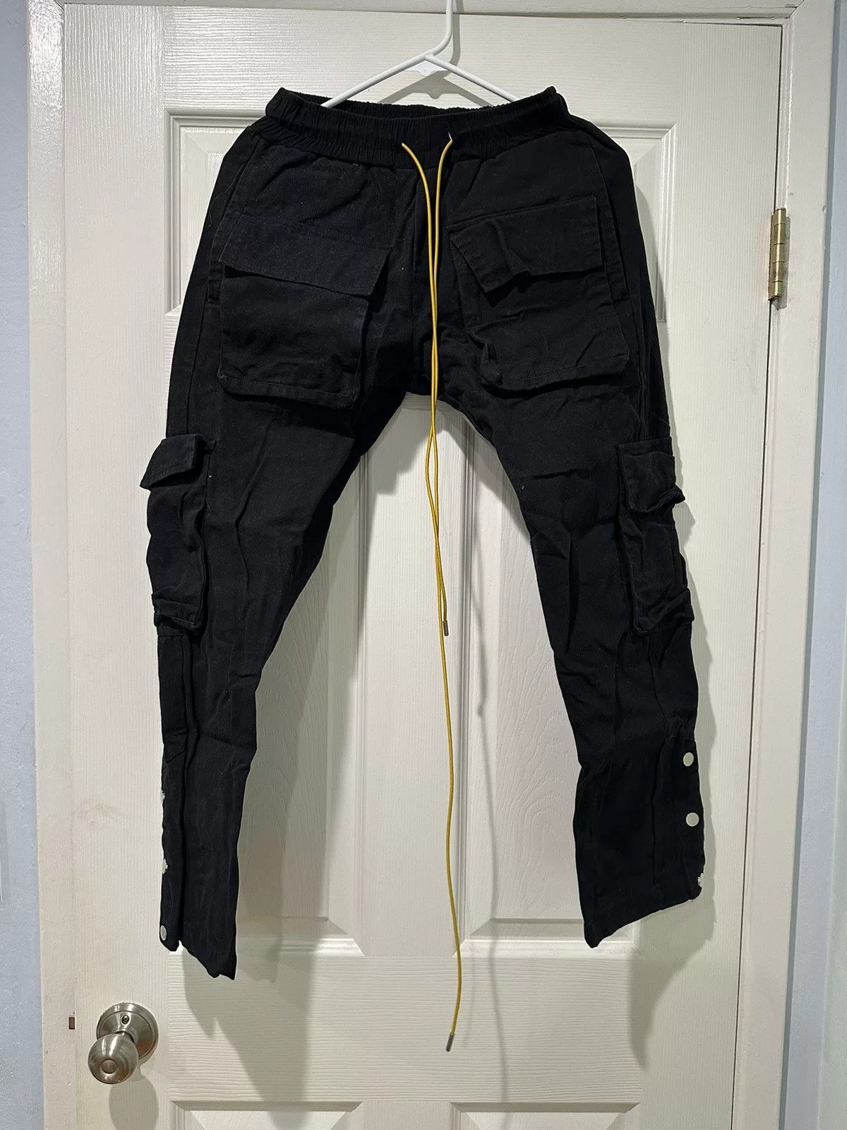 MNML Sweatpants Joggers MNML black snap cargos size XS