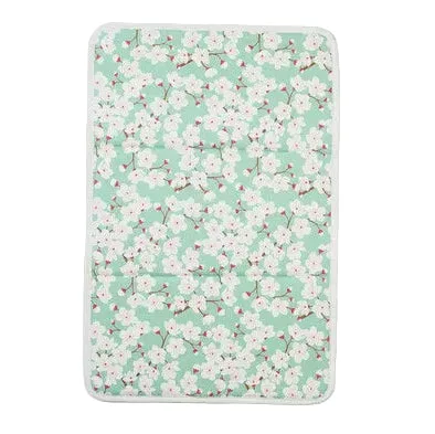 Drying Mat Cherry Blossom Meadow Green