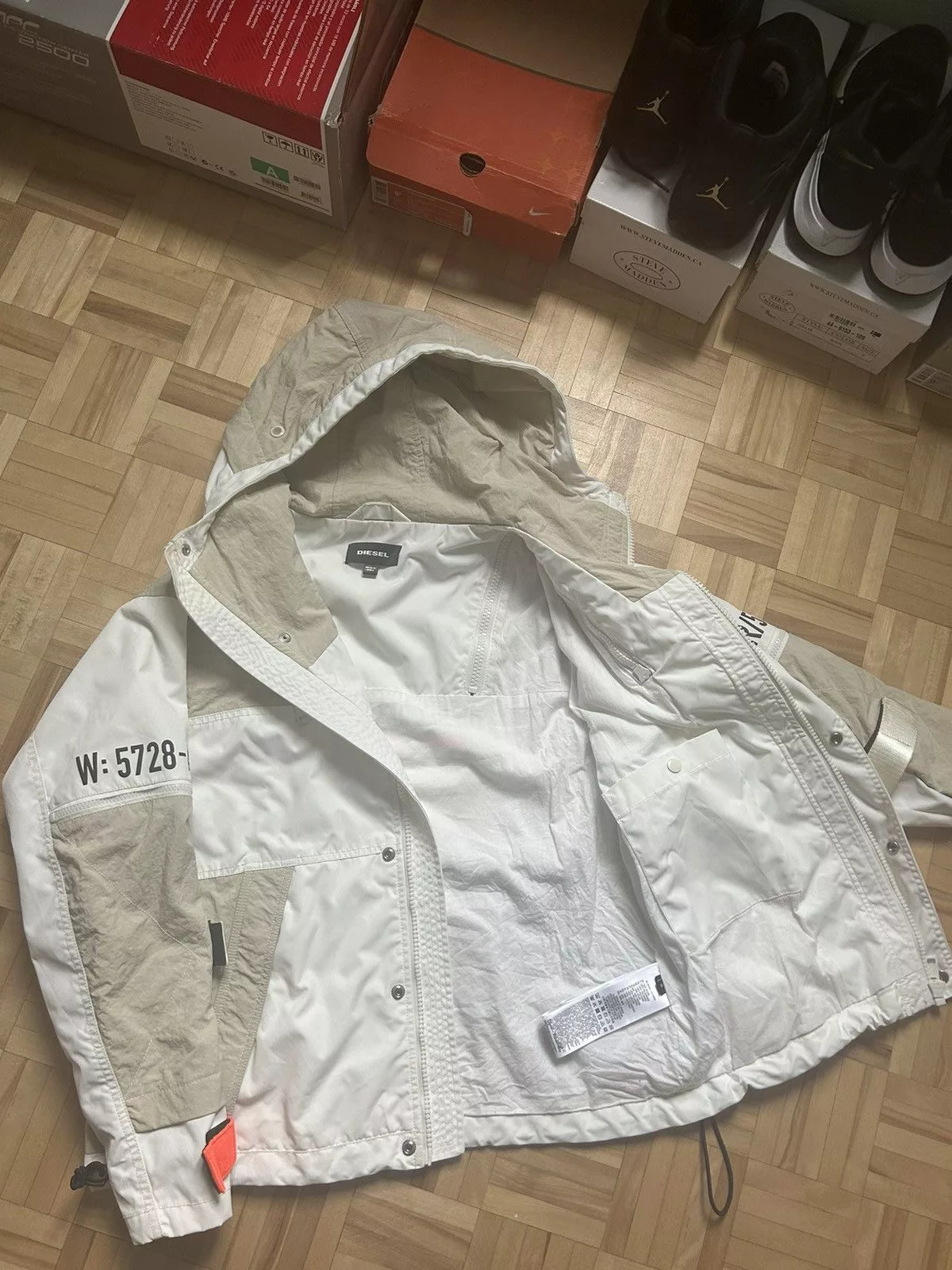 Diesel Light Jackets Diesel Jacket White
