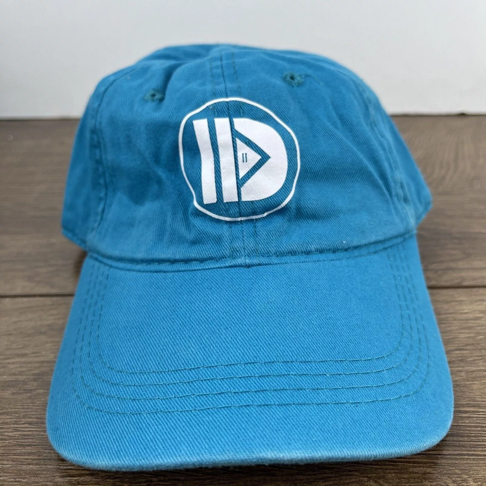 Other Hats Other Pause Play Hat Blue Hat Adjustable Blue Adult Size Hat