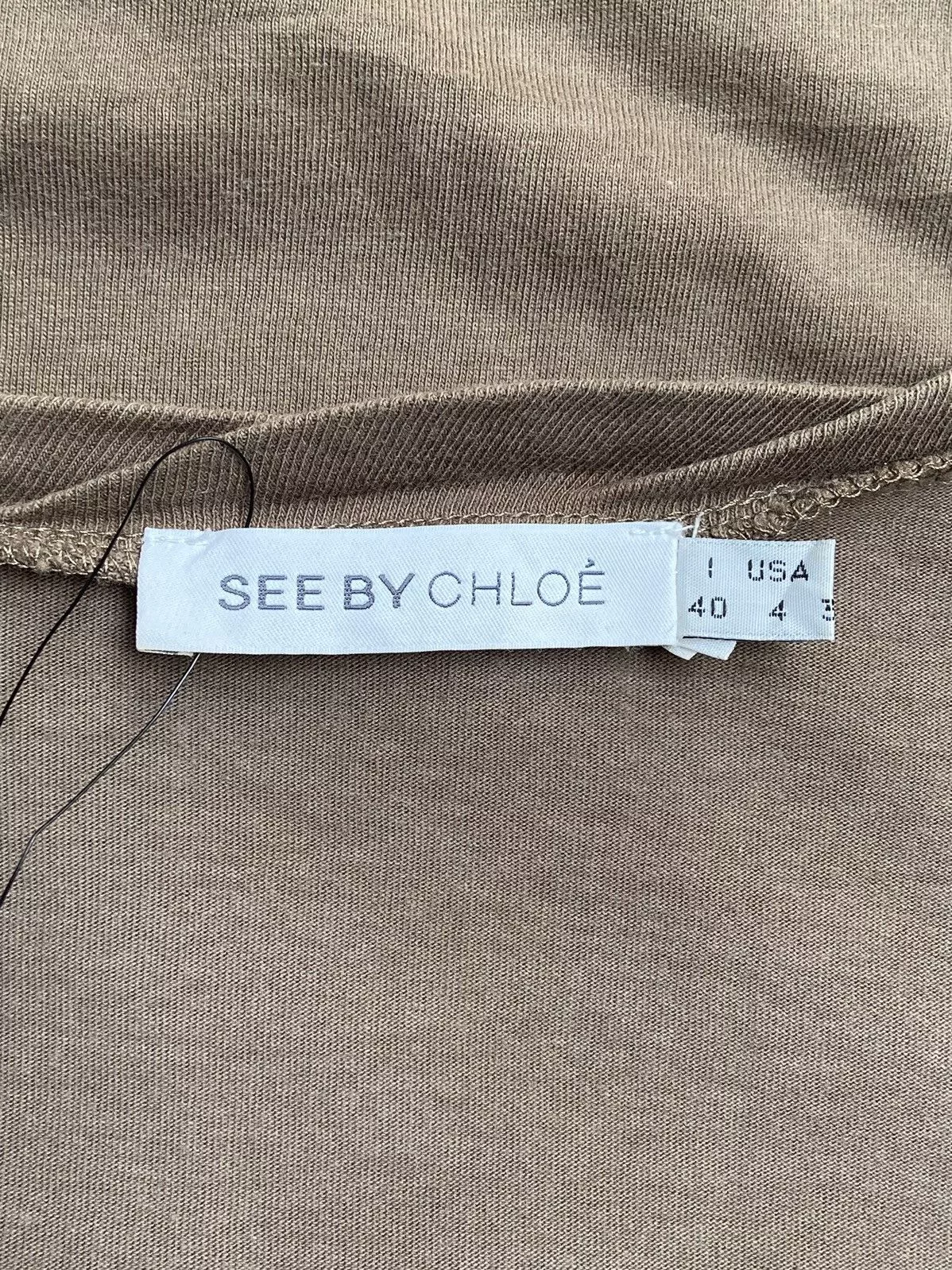 See by Chloe Short Sleeve T Shirts SEE BY CHLOE Brown T-Shirt
