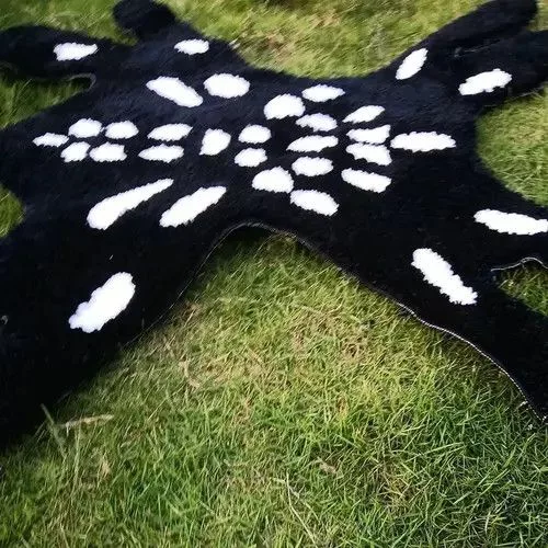 Other Miscellaneous Other Handmade 3D Spider Shaped Soft Rug Black