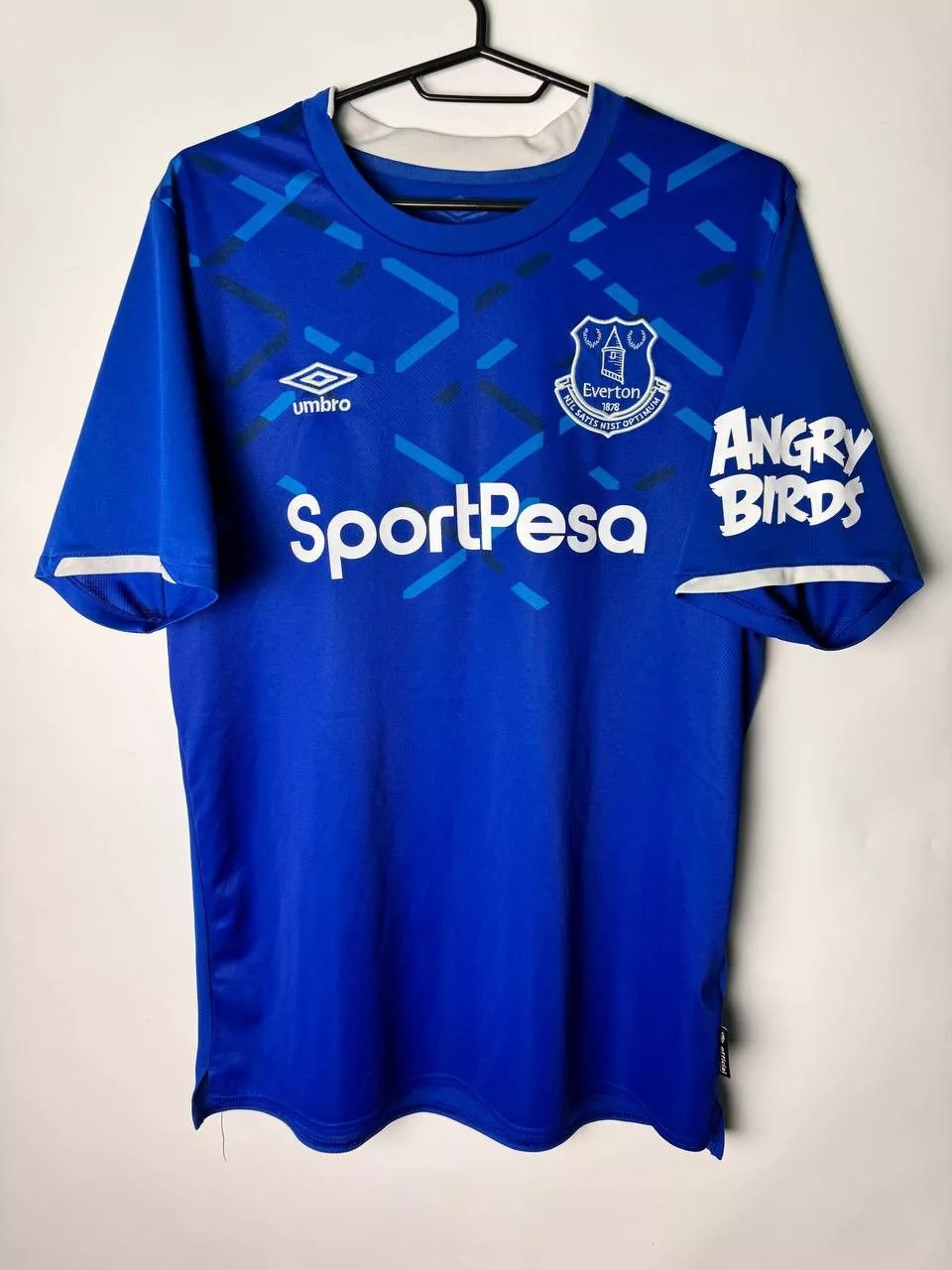 Umbro Short Sleeve T Shirts Umbro FC Everton 2019 2020 home football shirt jersey soccer Blue Sportswear