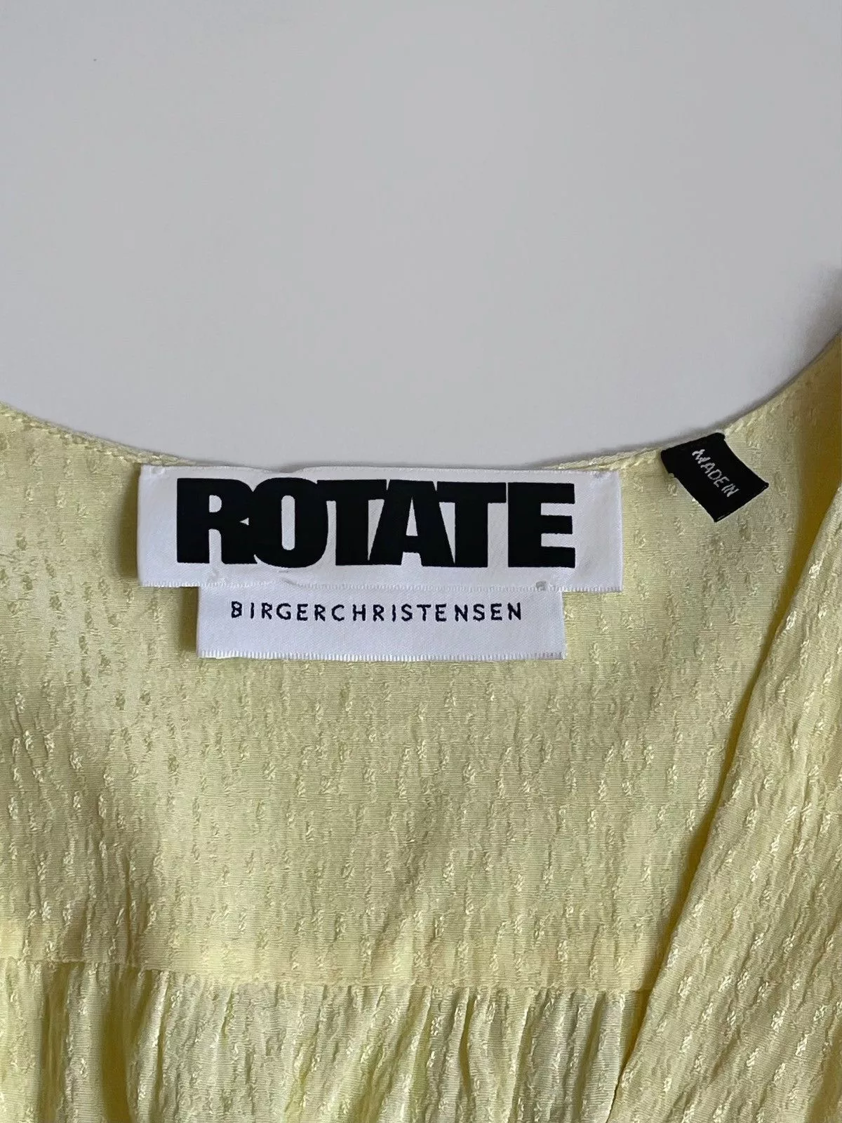 ROTATE Blouses Rotate Birger Christensen Yellow blouse