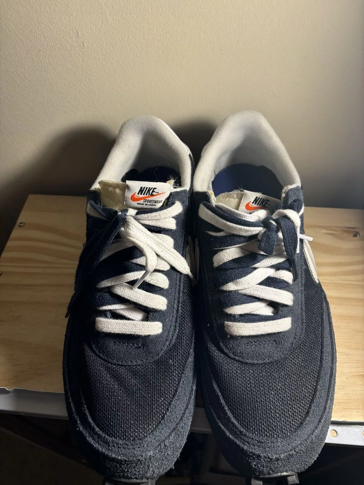 Nike Low Top Sneakers Nike LDV waffle fragment design blue void