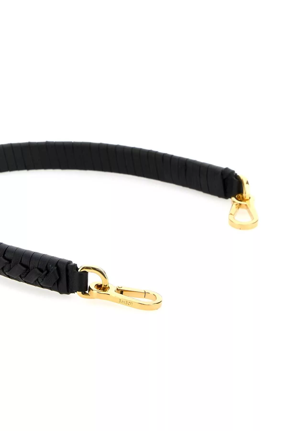 Loewe Clutches Loewe Black Leather Shoulder Strap