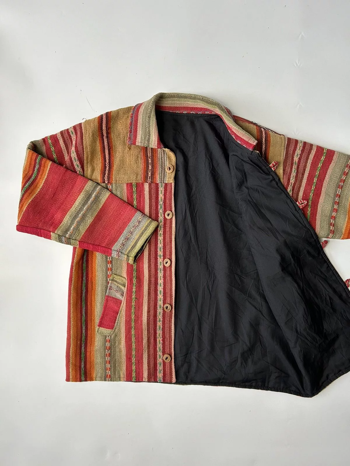 Handmade Light Jackets HANDMADE NAVAJO STYLE JACKET Multi Vintage