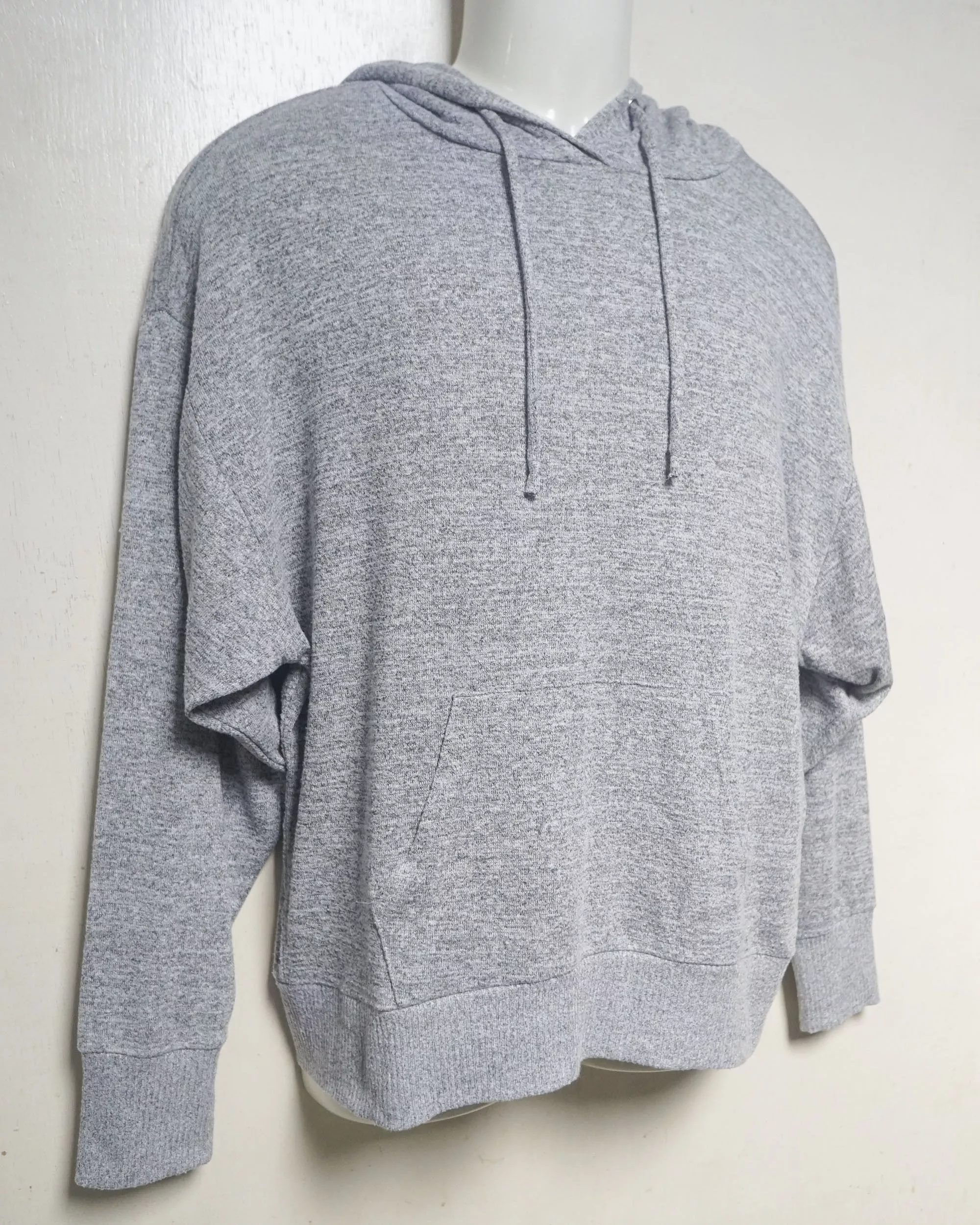 Gap Sweatshirts Hoodies GAP Oversized Pullover Lightweight Hoodie Gray