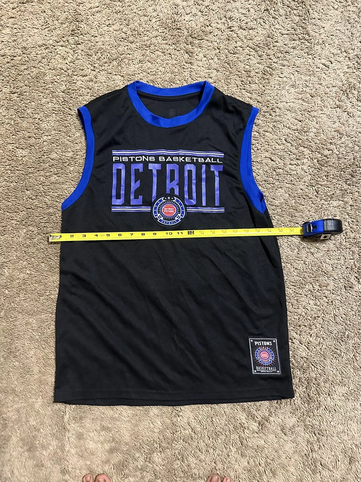 NBA Jerseys NBA × Vintage Vintage NBA Pistons “cunningham” jersey 00s size medium Blue Streetwear