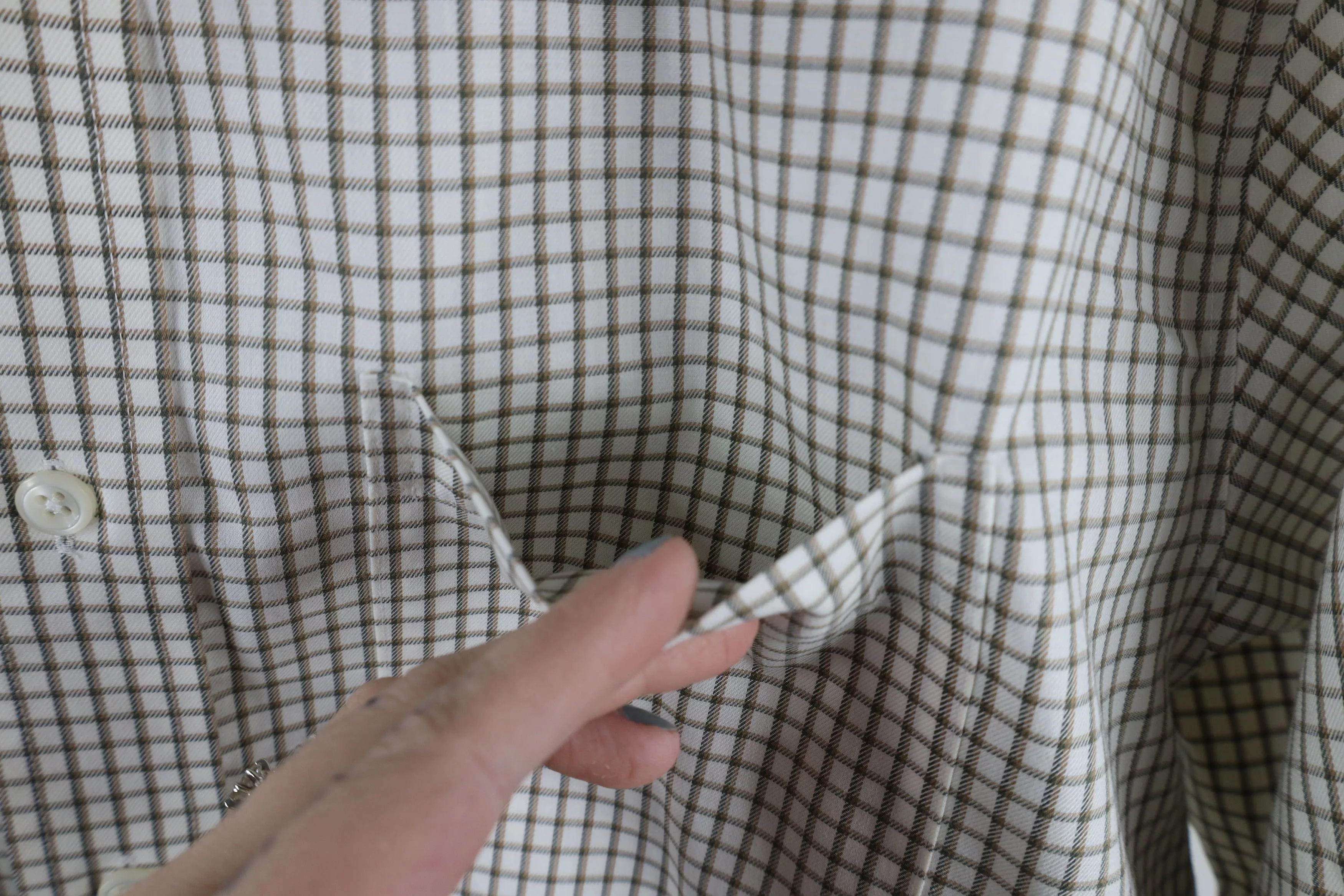 L.L. Bean Shirts Button Ups L.L. Bean × Vintage Vintage LL Bean Collared Button Down Shirt Plaid Cotton Multi