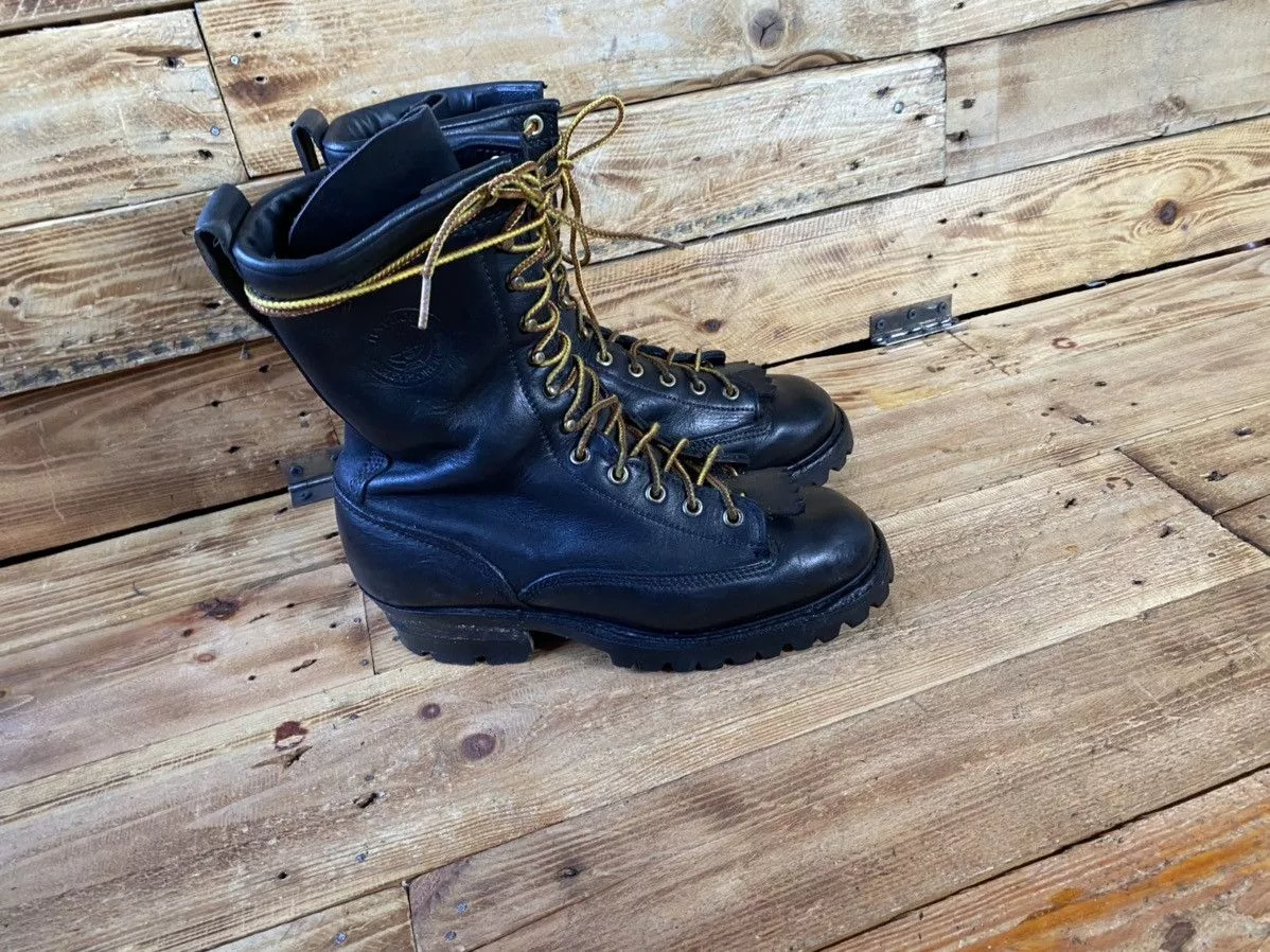White's Boots Boots White's Boots Hathorne explorer logger,smoke jumper black leather boots7D