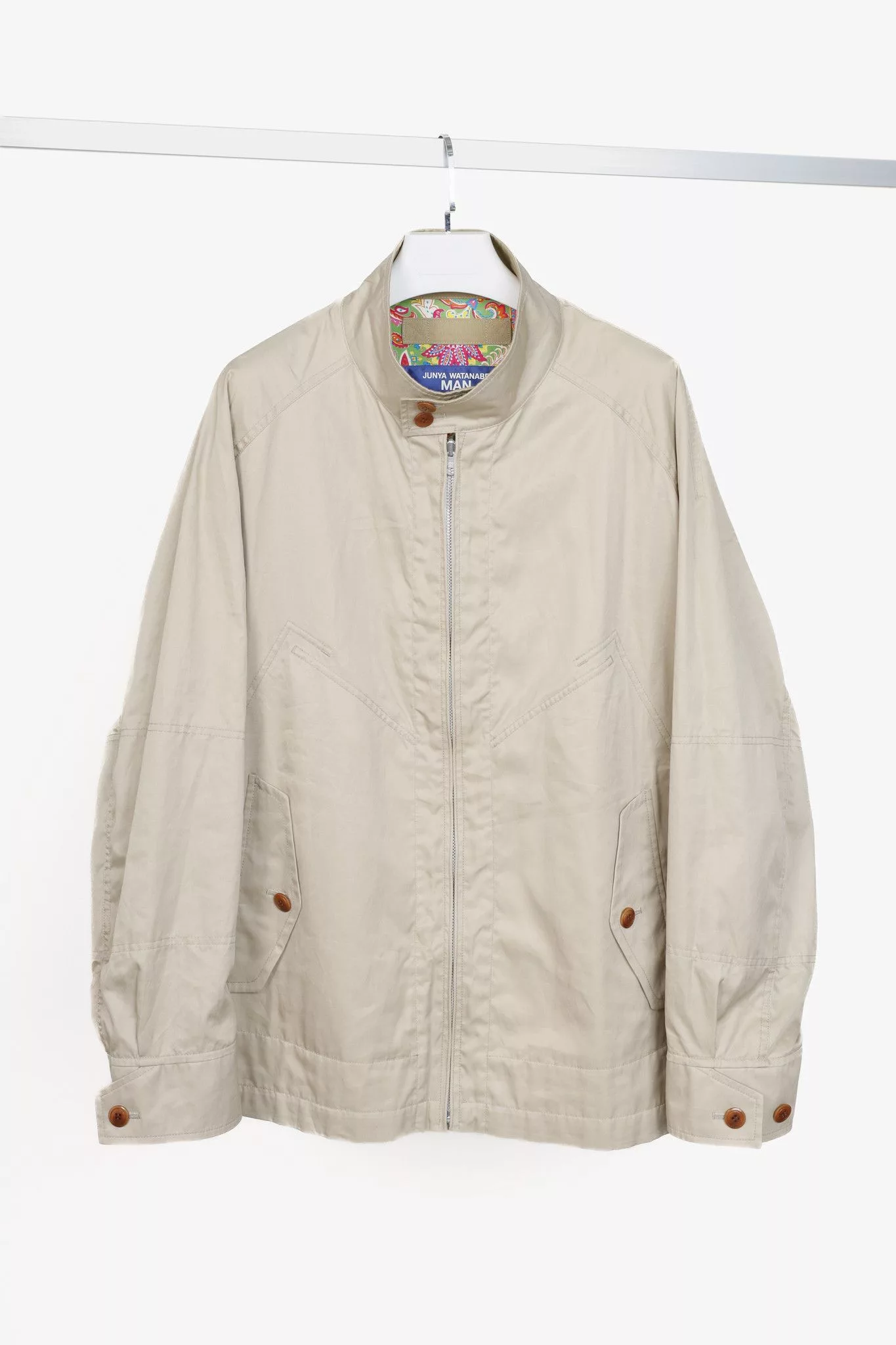 Junya Watanabe Light Jackets Junya Watanabe Man CDG Reversible Blouson Jacket WI-J018-051 Multi