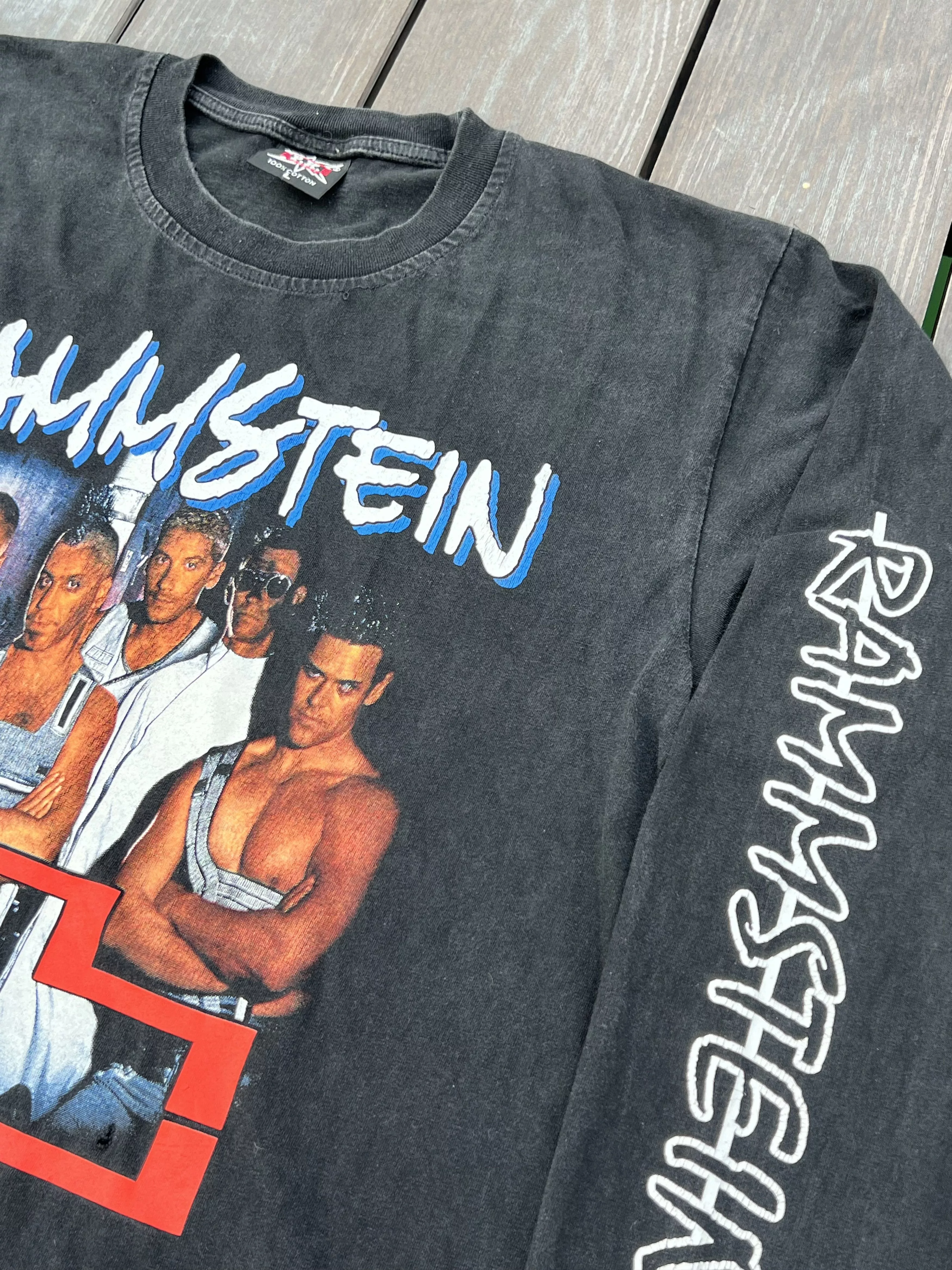 Vintage Long Sleeve T Shirts Vintage Sweatshirt Rammstein Black
