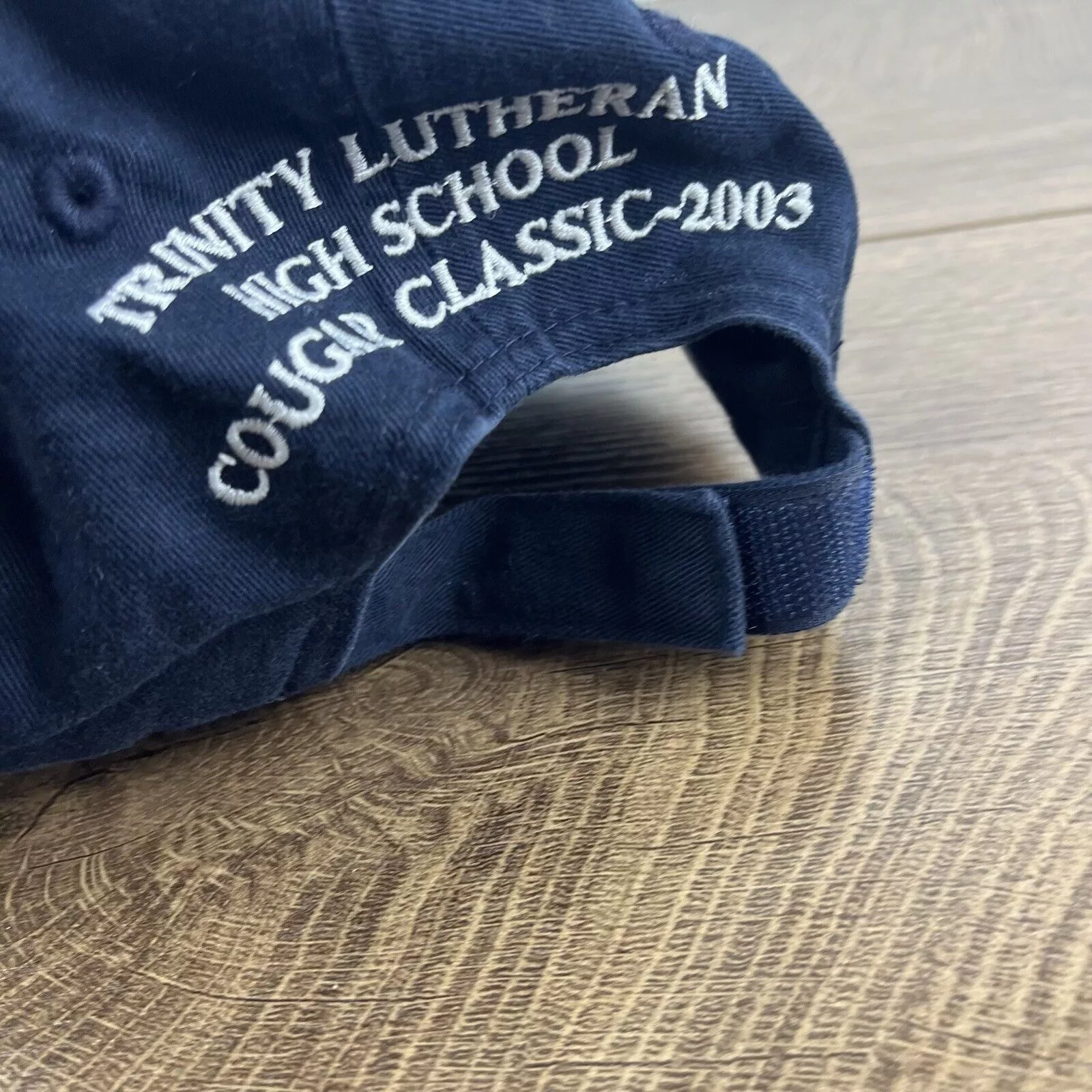 Other Hats Other Trinity Lutheran High School Hat Blue Adjustable Hat Cougar