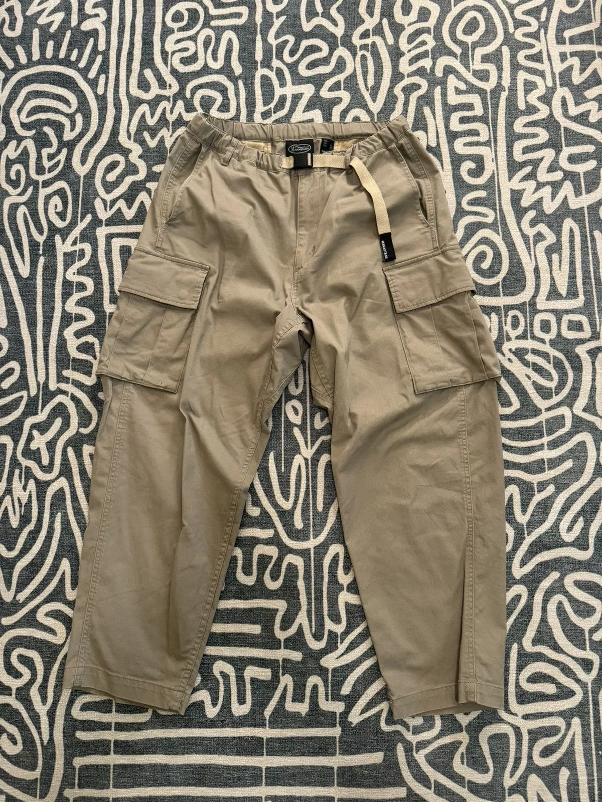 Manastash Casual Pants Manastash Flex Cargo Pants (L/Grey) Brown