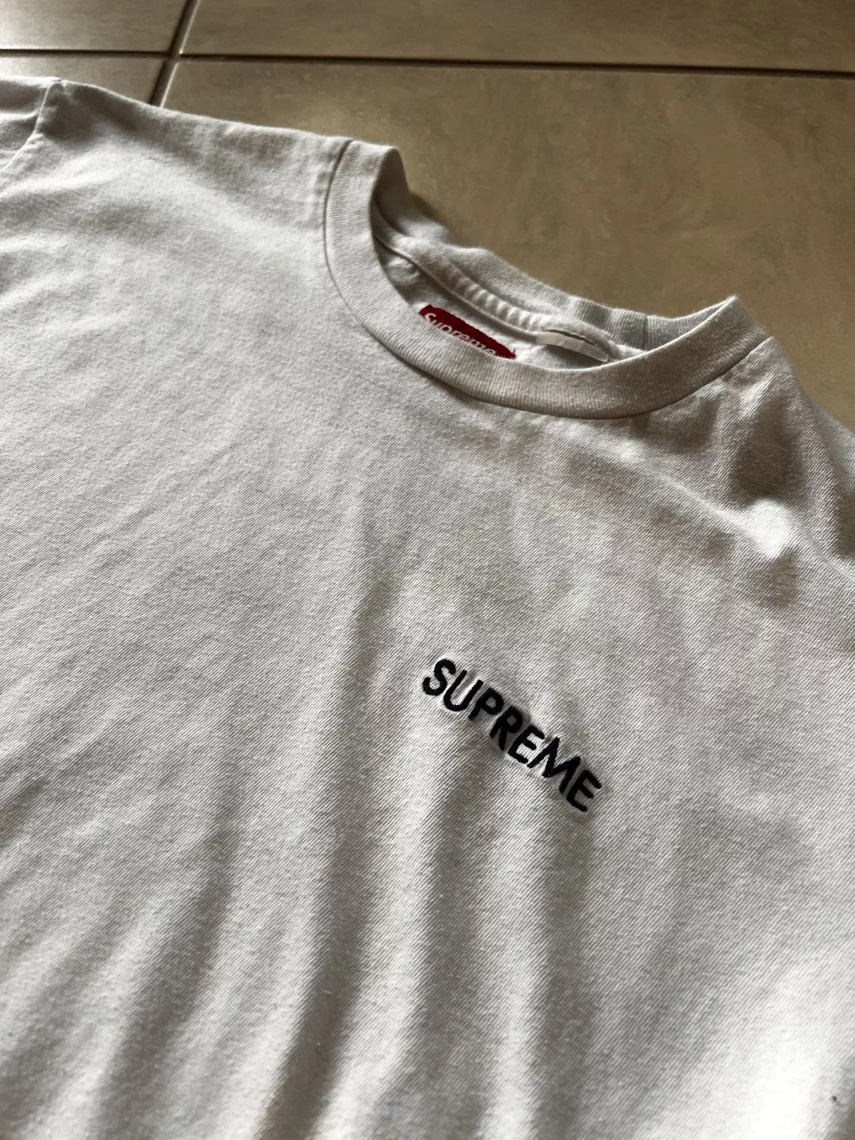 Supreme Short Sleeve T Shirts Supreme Tee White