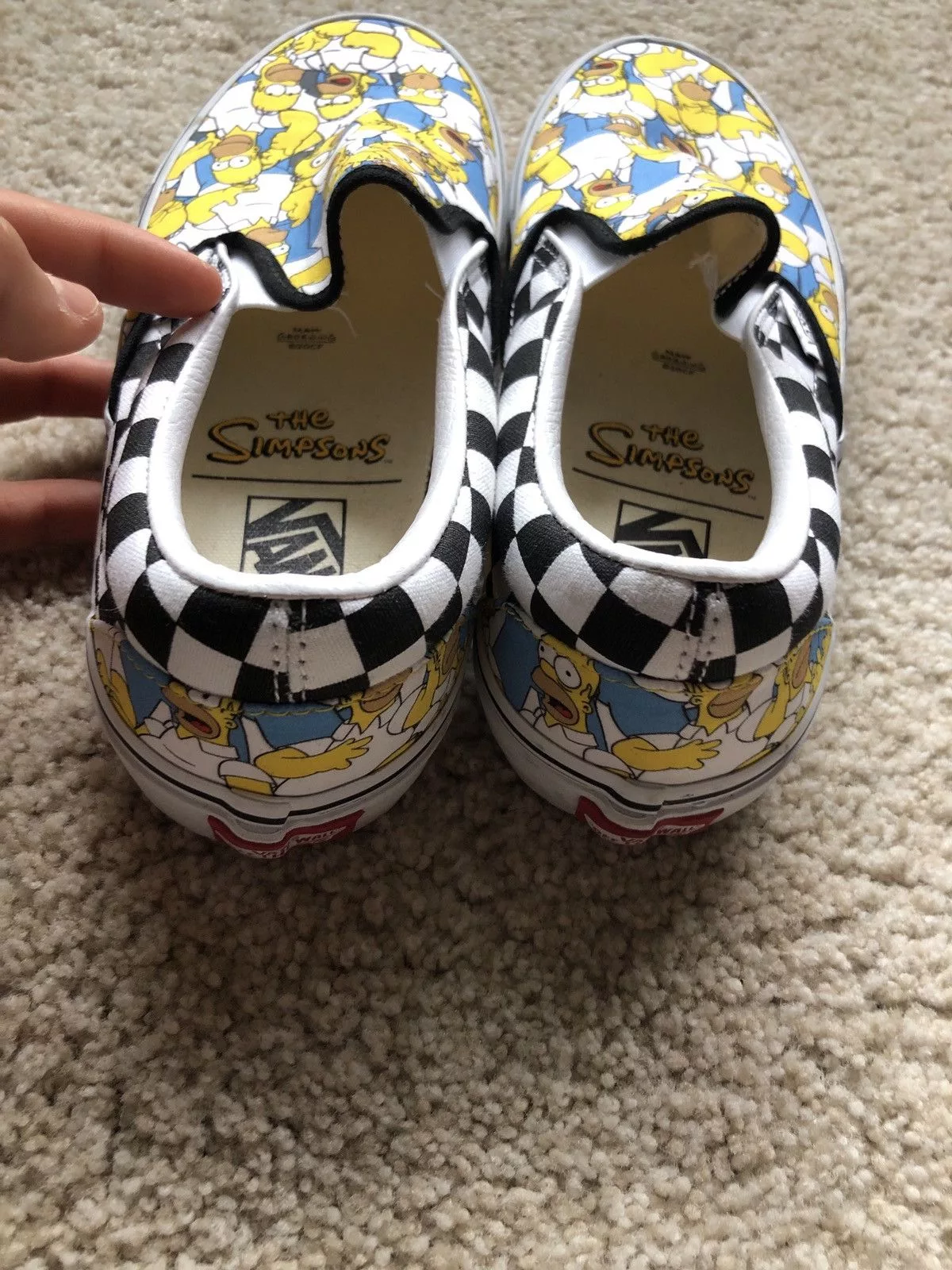 The Simpsons Low Top Sneakers The Simpsons × Vans Vans x simpsons slip ons Multi