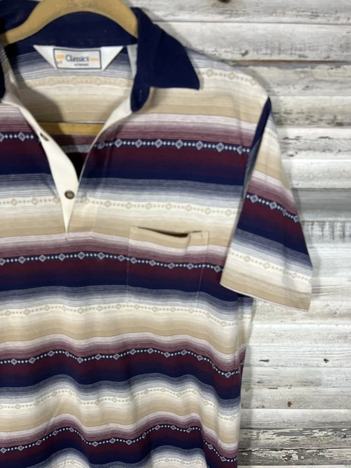 Vintage Polos Vintage AOP Polo Blue