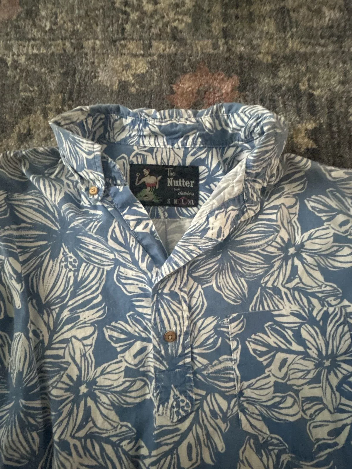 Chubbies Shirts Button Ups Chubbies The nutter Blue