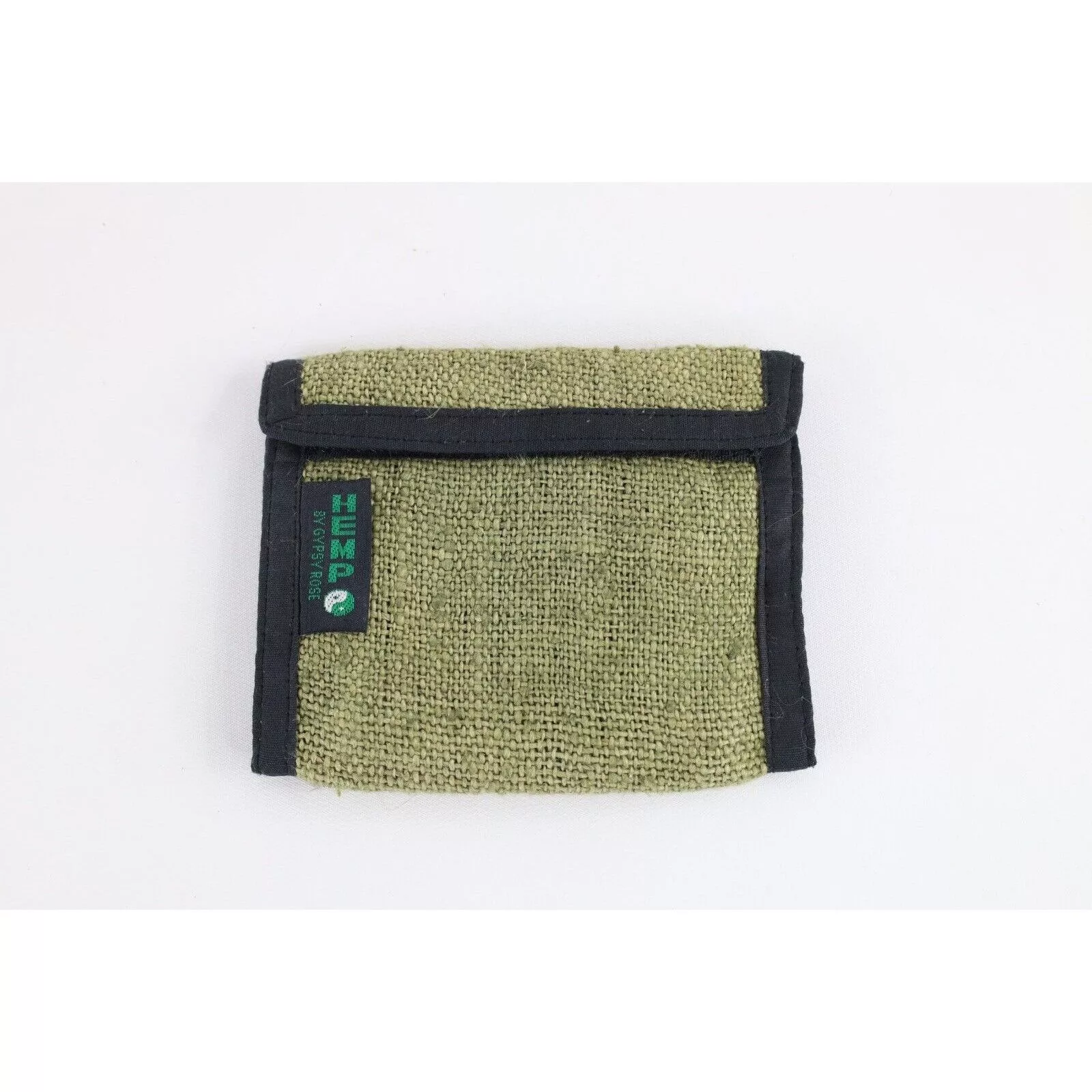 Vintage Wallets Vintage 90s Gypsy Rose Hemp Foldable Wallet Coin Holder Green Streetwear