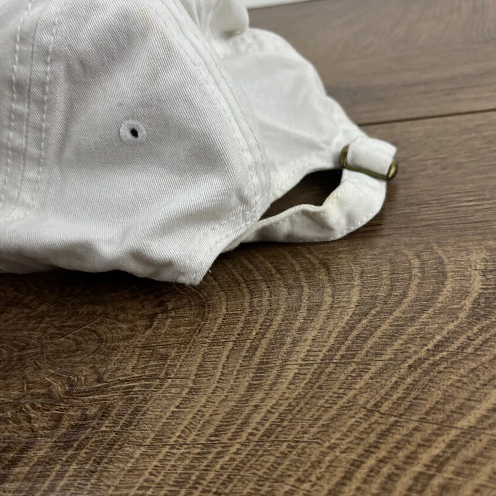 Other Hats Other Plain White Hat Baseball White Hat Adjustable Adult Size Hat