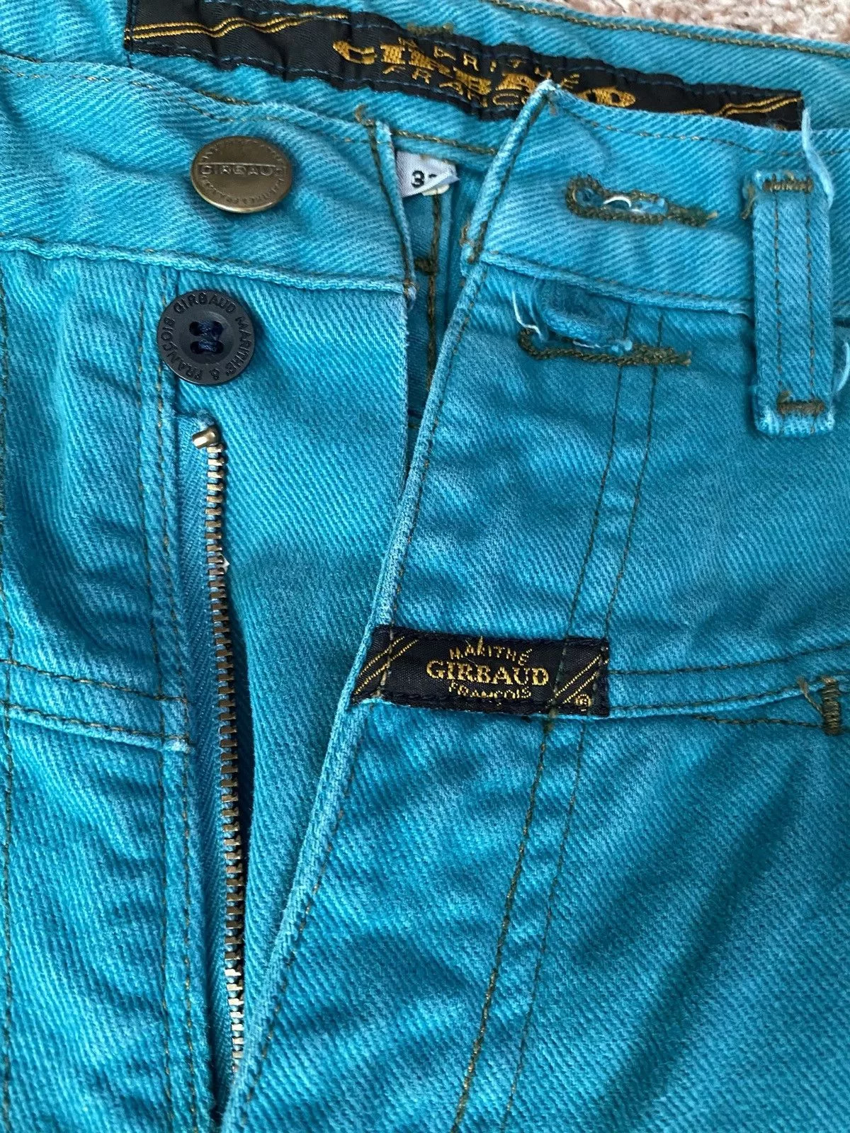 Marithe + Francois Girbaud Shorts Marithe + Francois Girbaud Girbaud Denim Shorts 1990s Blue