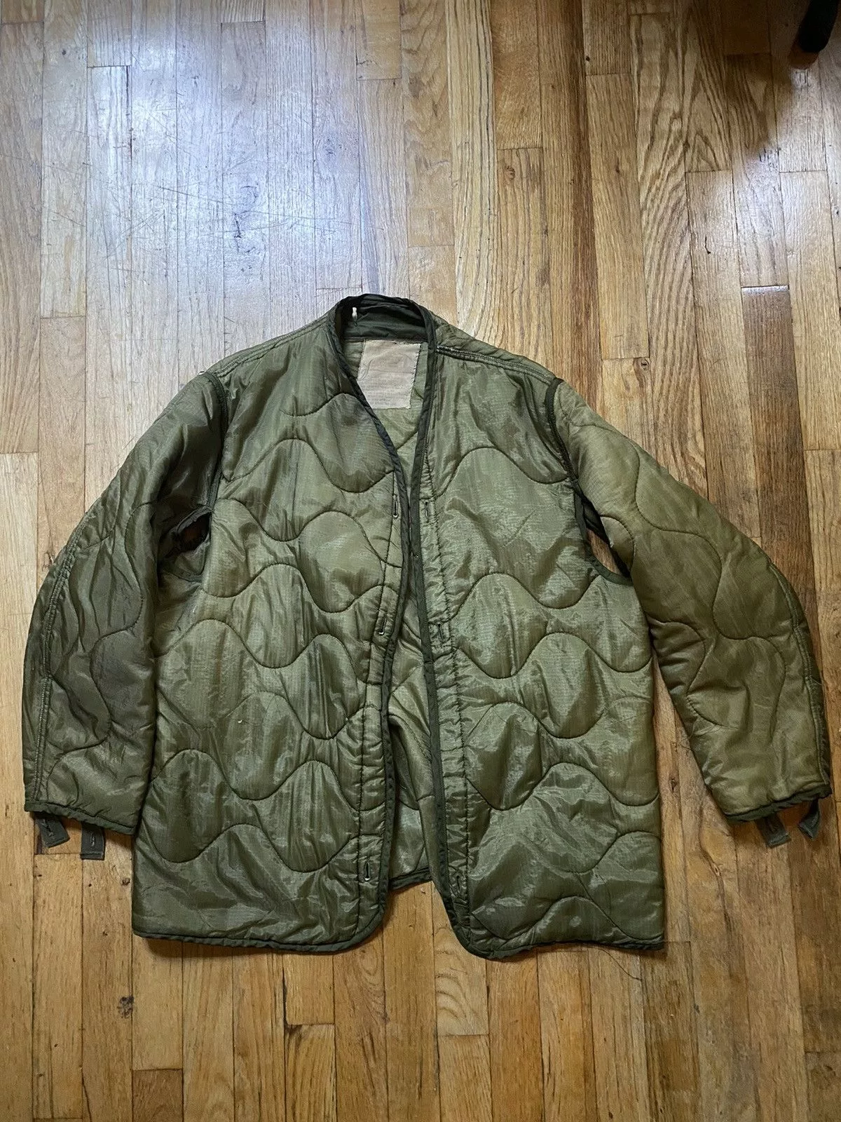 Vintage Light Jackets Vintage Army Surplus Liner Green