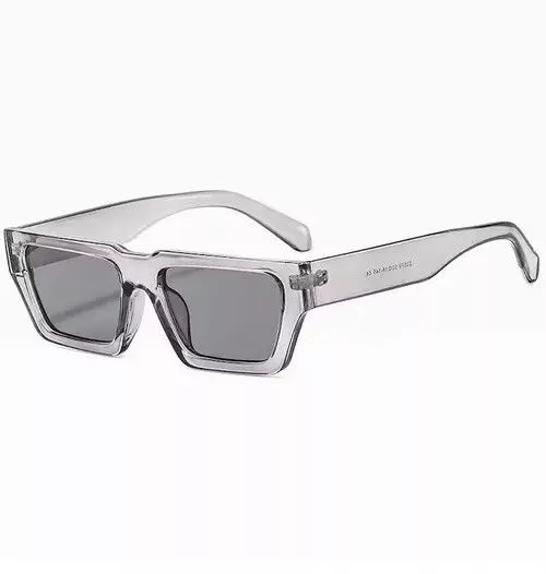Electric Visual Glasses Electric Visual × Vintage Rectangle Clear Gray Sun Glasses Streetwear