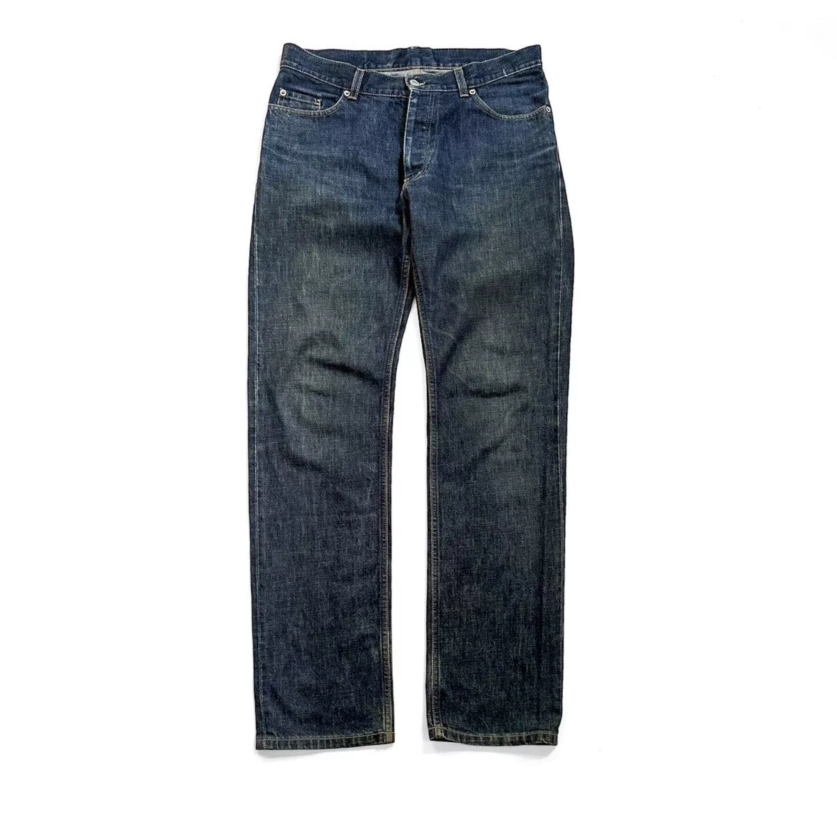 Helmut lang denim pants classic cut 1998 Blue