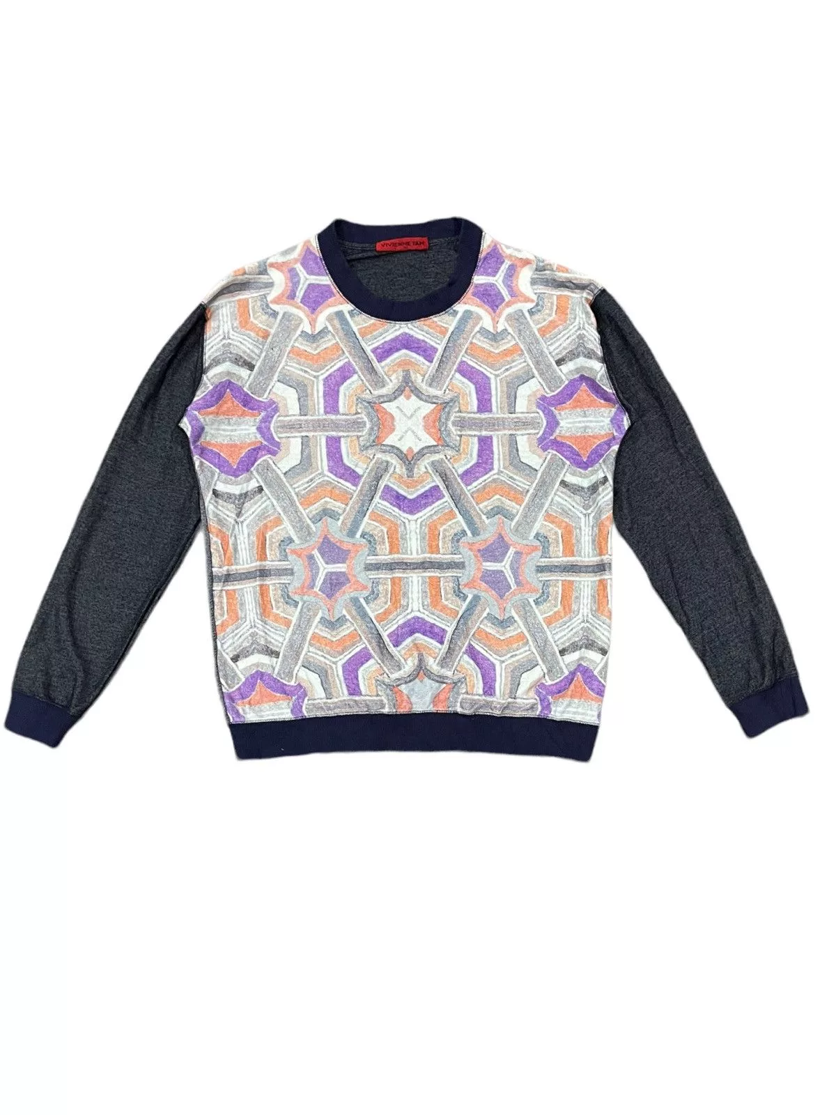 Designer Long Sleeve T Shirts Designer × If Six Was Nine Vivienne Tam SS1997 Vintage Shirts Multi