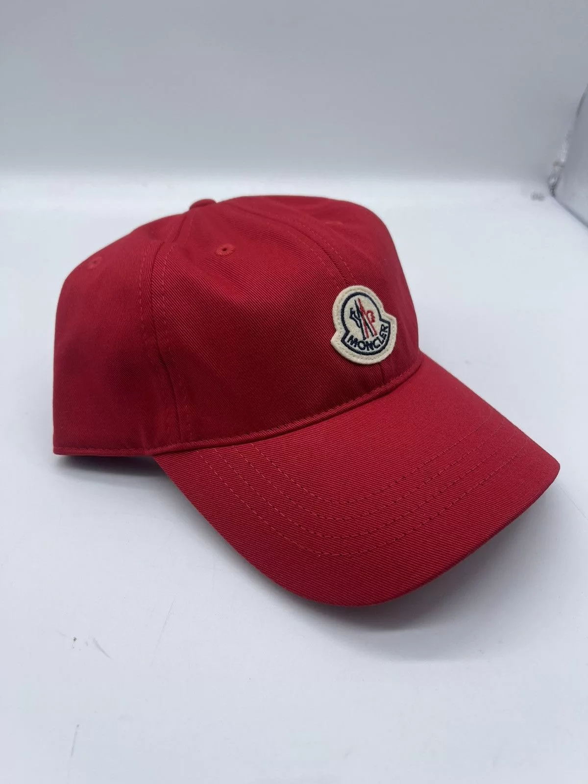 Moncler Hats Moncler logo red cap one size