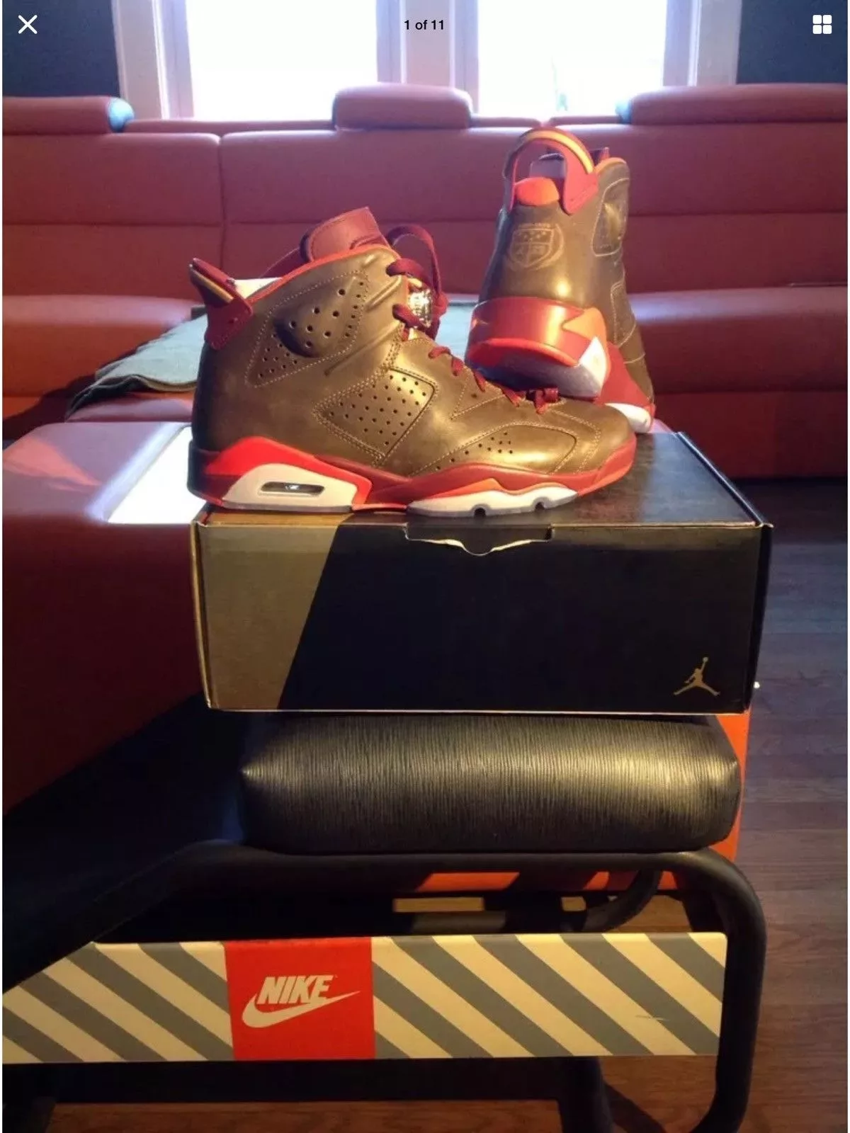 Nike Hi Top Sneakers Nike AIR JORDAN 6 Cigar