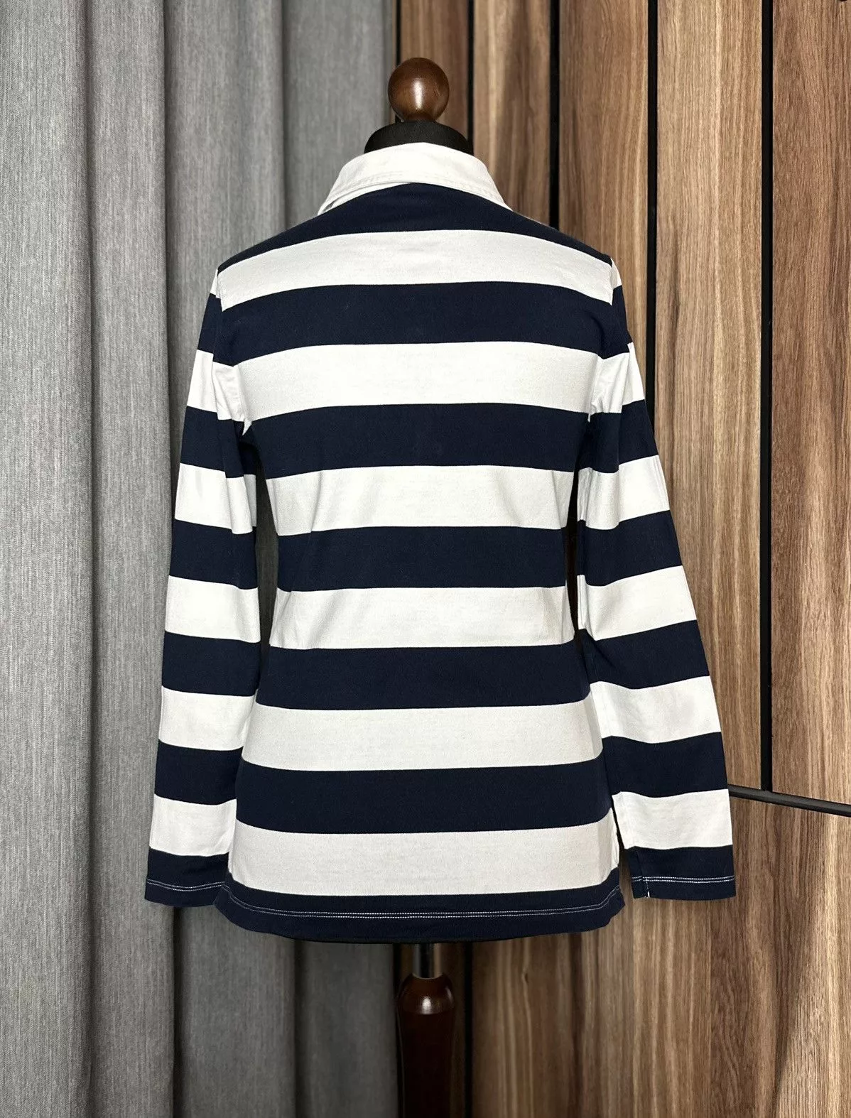 Gant Polos GANT Logo Pullover Jacket Long Sleeve Top Women's Size S Multi Luxury