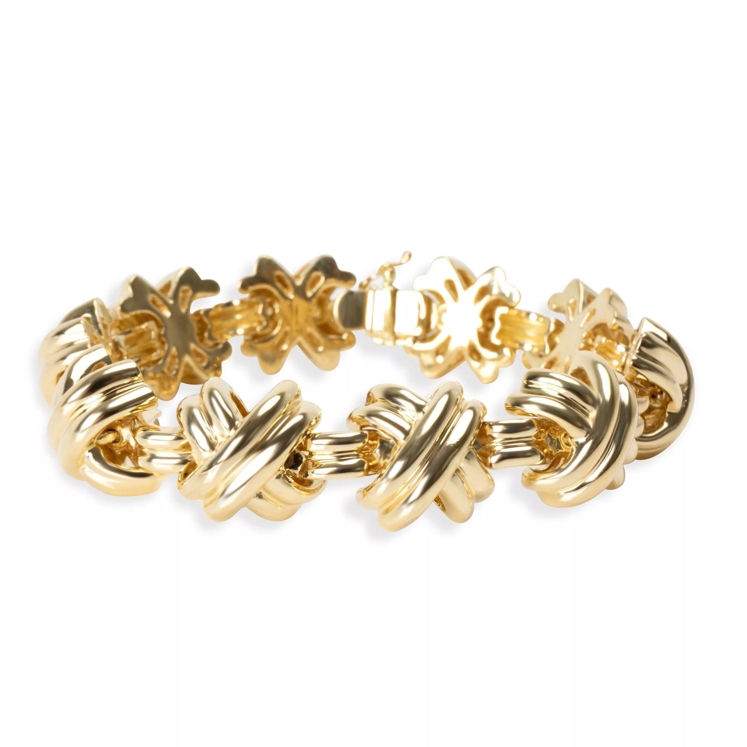 Tiffany & Co. Rings Vintage Tiffany & Co. X Bracelet in 18K Yellow Gold