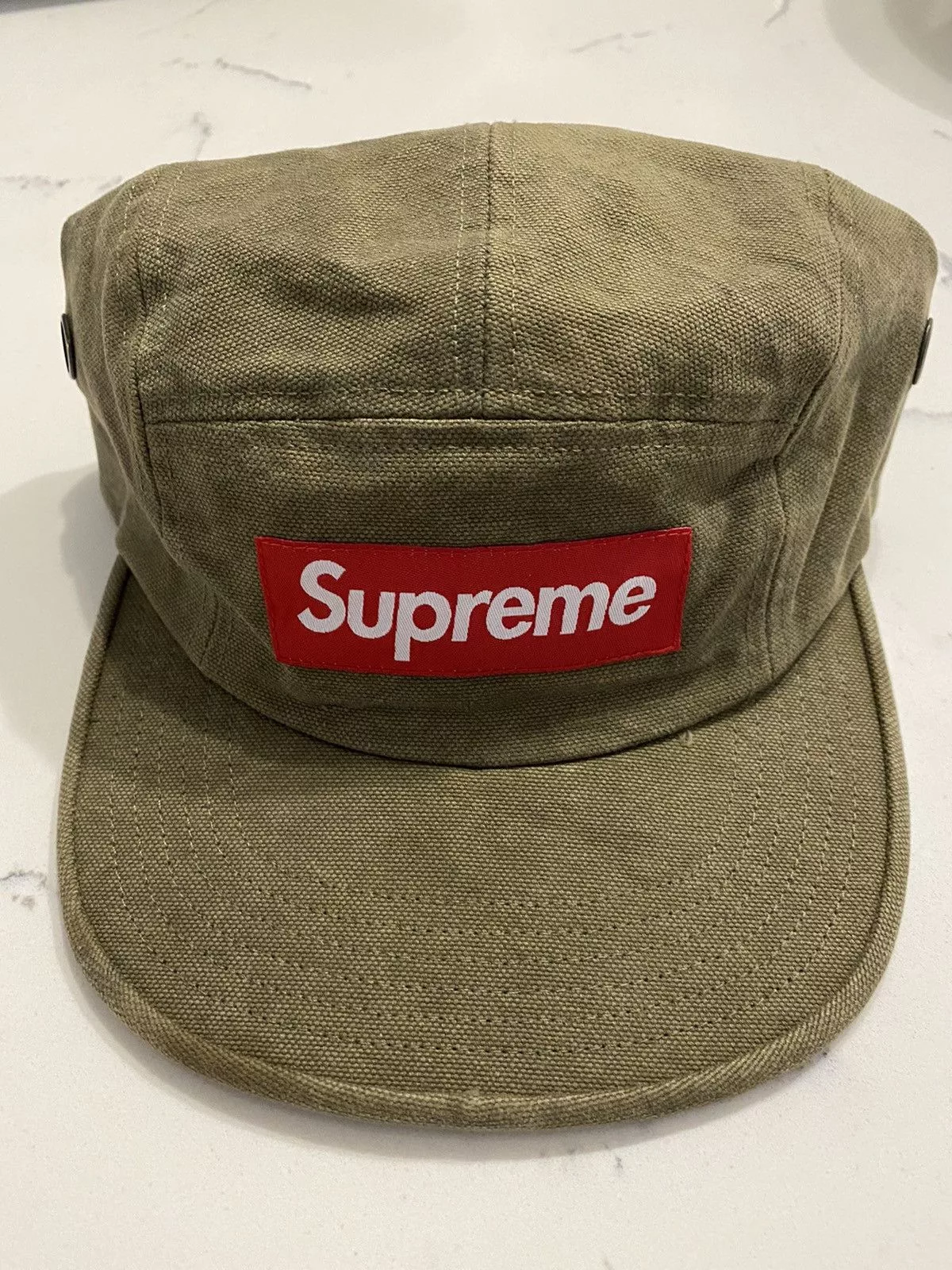 Supreme Hats Supreme Chino Twill Army Green 5 Panel