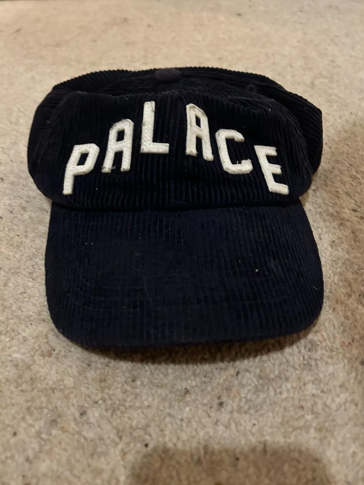Palace Hats Palace Alas Logo 6 Panel Navy Blue