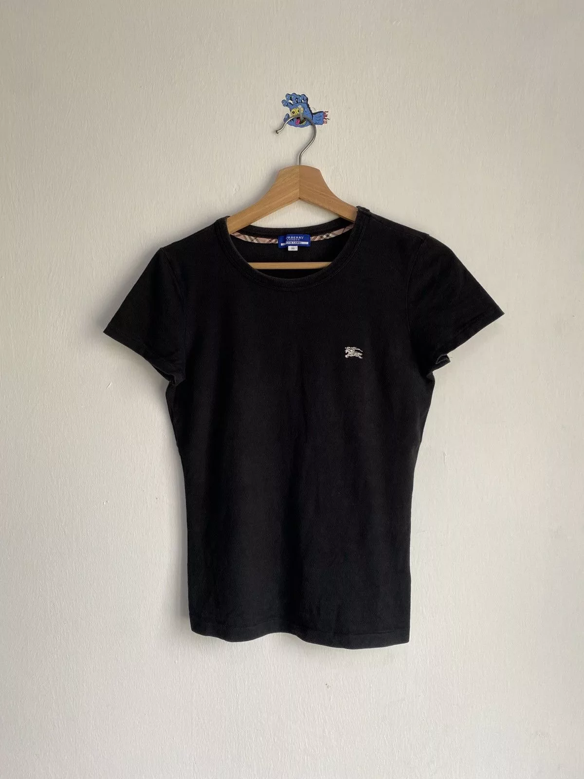 Burberry Short Sleeve T Shirts Burberry × Burberry Prorsum Burberry Logo Tee Black