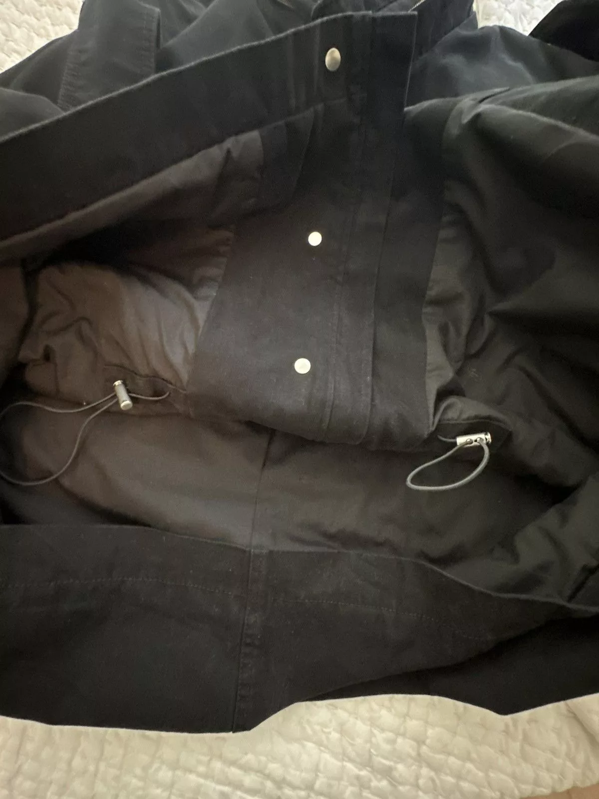 WE11DONE Heavy Coats We11done washed black lose m65 denim jacket